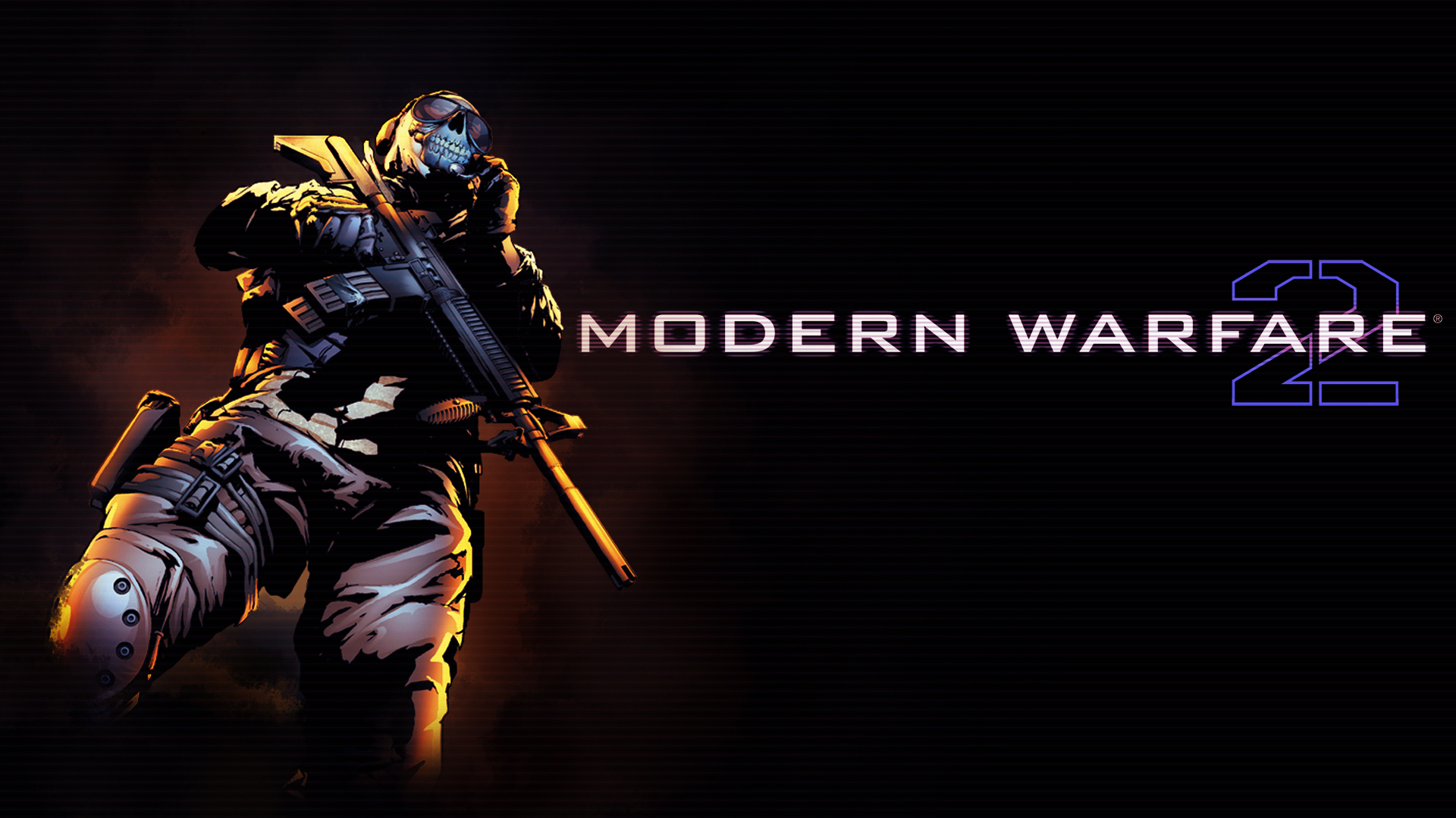 Гоуст Call of Duty Modern Warfare 2 обои