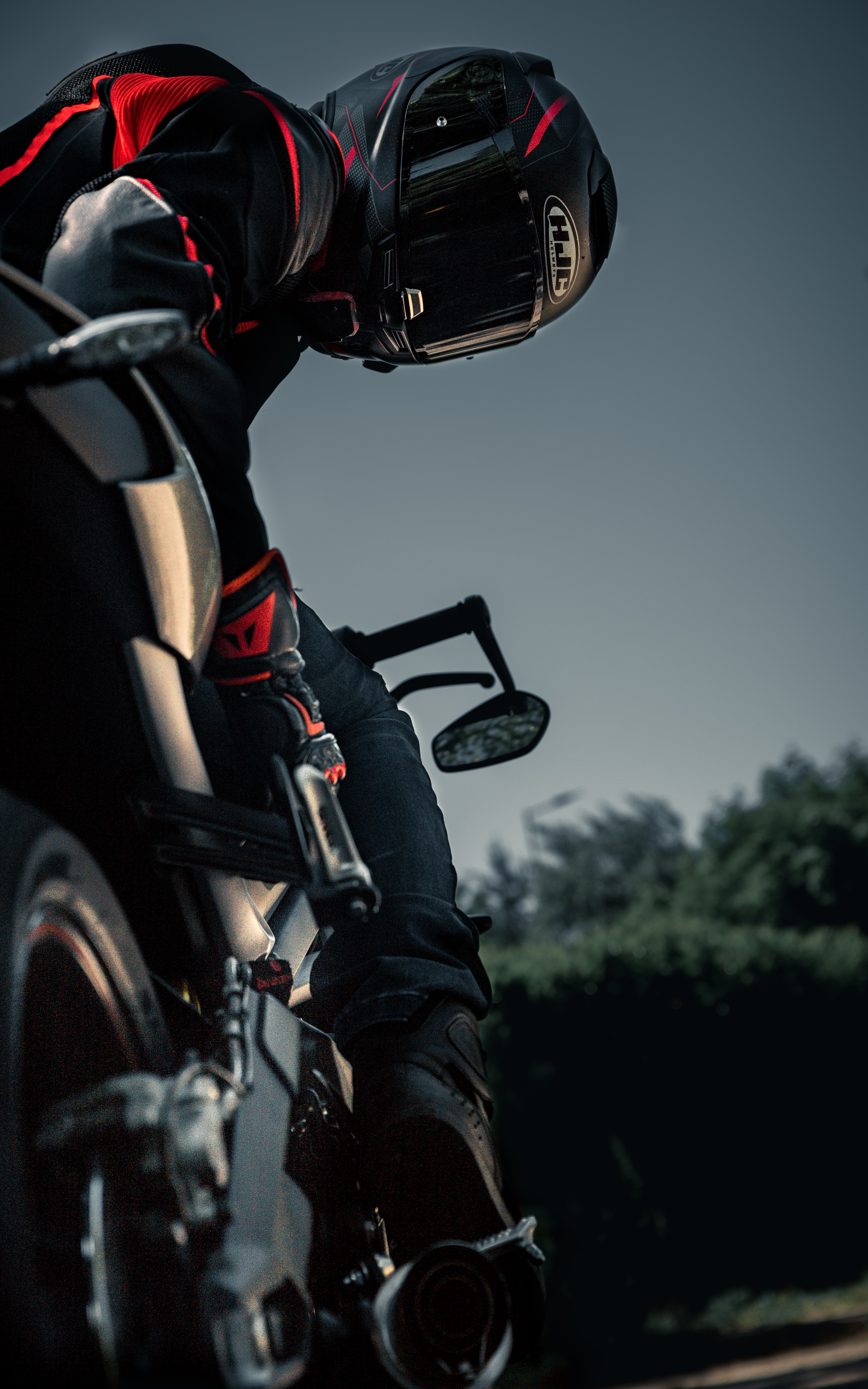 Motorcyclist iPhone Background
