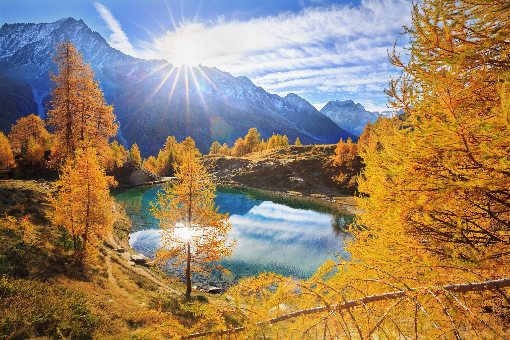 Осень в Альпах Швейцария фото