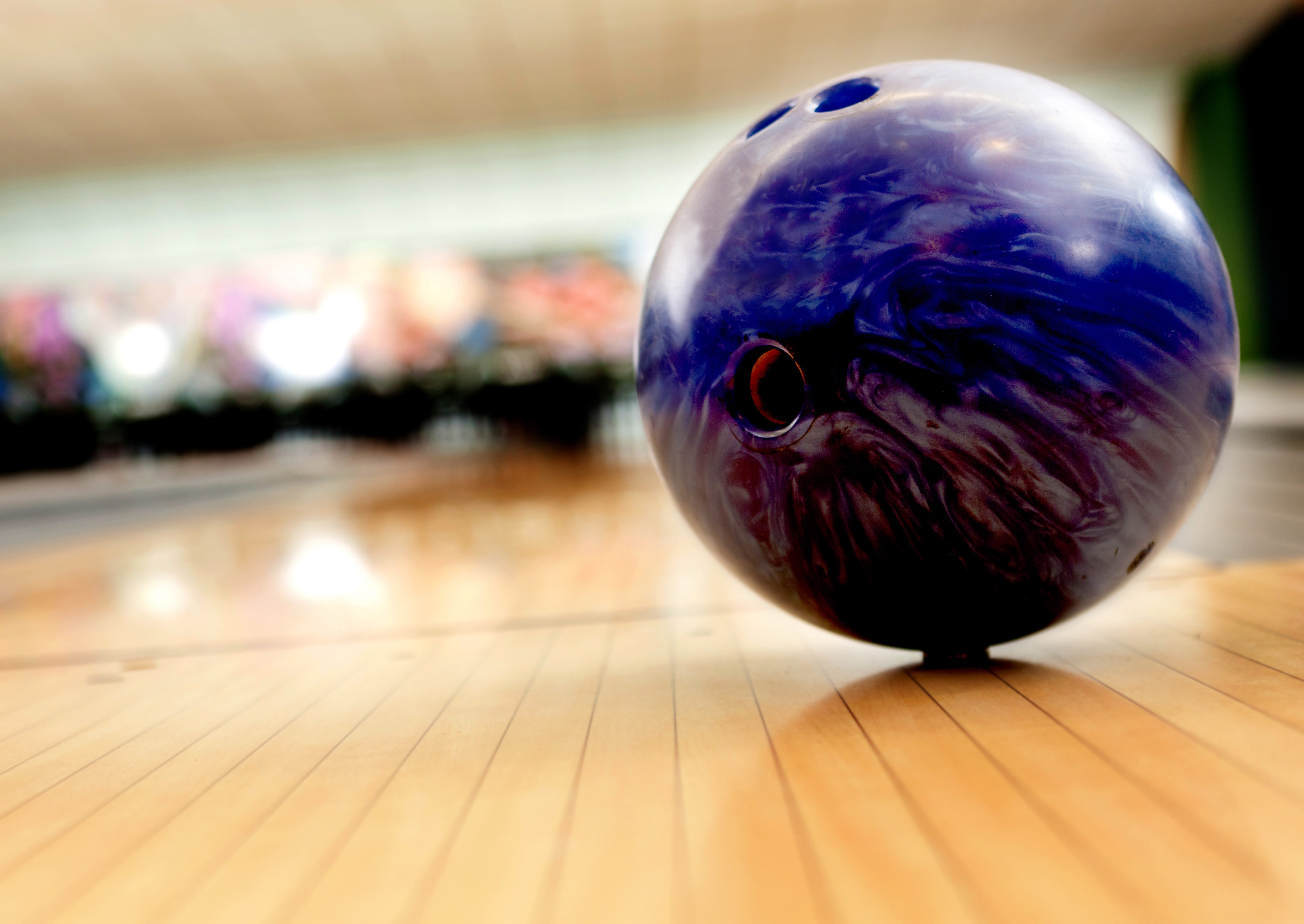 bowling, sports, ball, blurred background Full HD