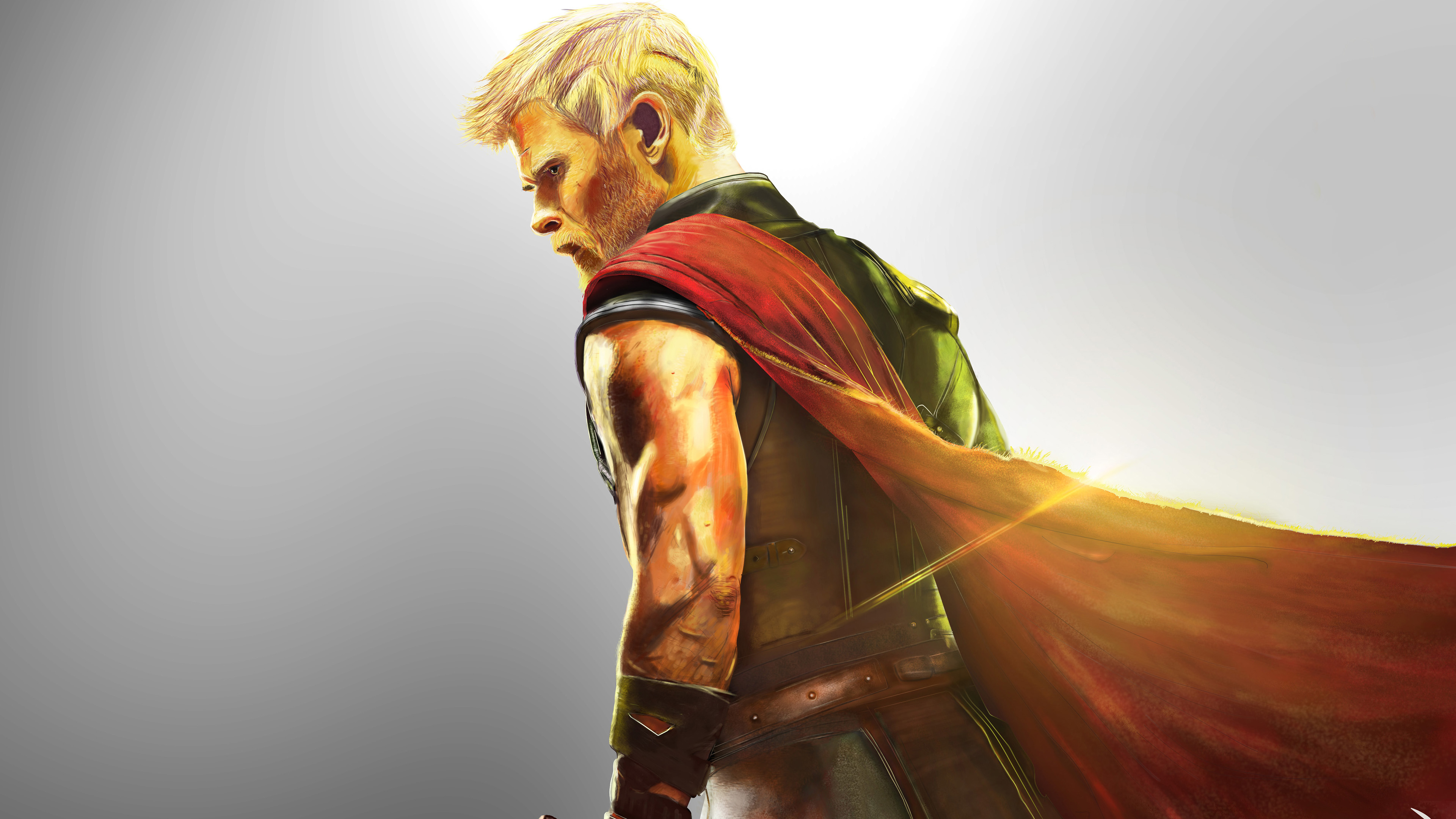 Record of Ragnarok Thor 4K Phone iPhone Wallpaper #7270a