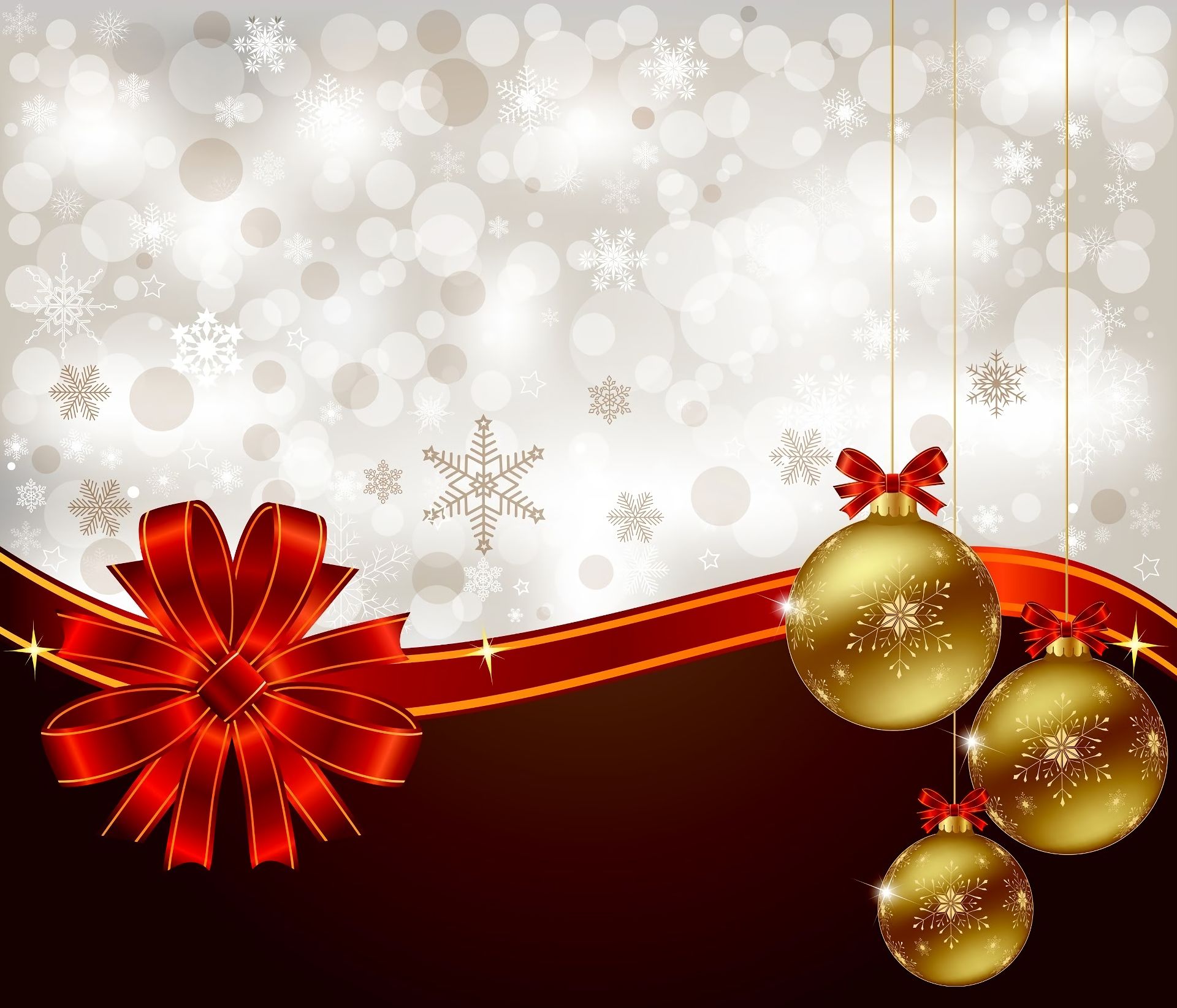 873841 Hintergrundbild herunterladen feiertage, weihnachten, dekoration, golden, schnee - Bildschirmschoner und Bilder kostenlos