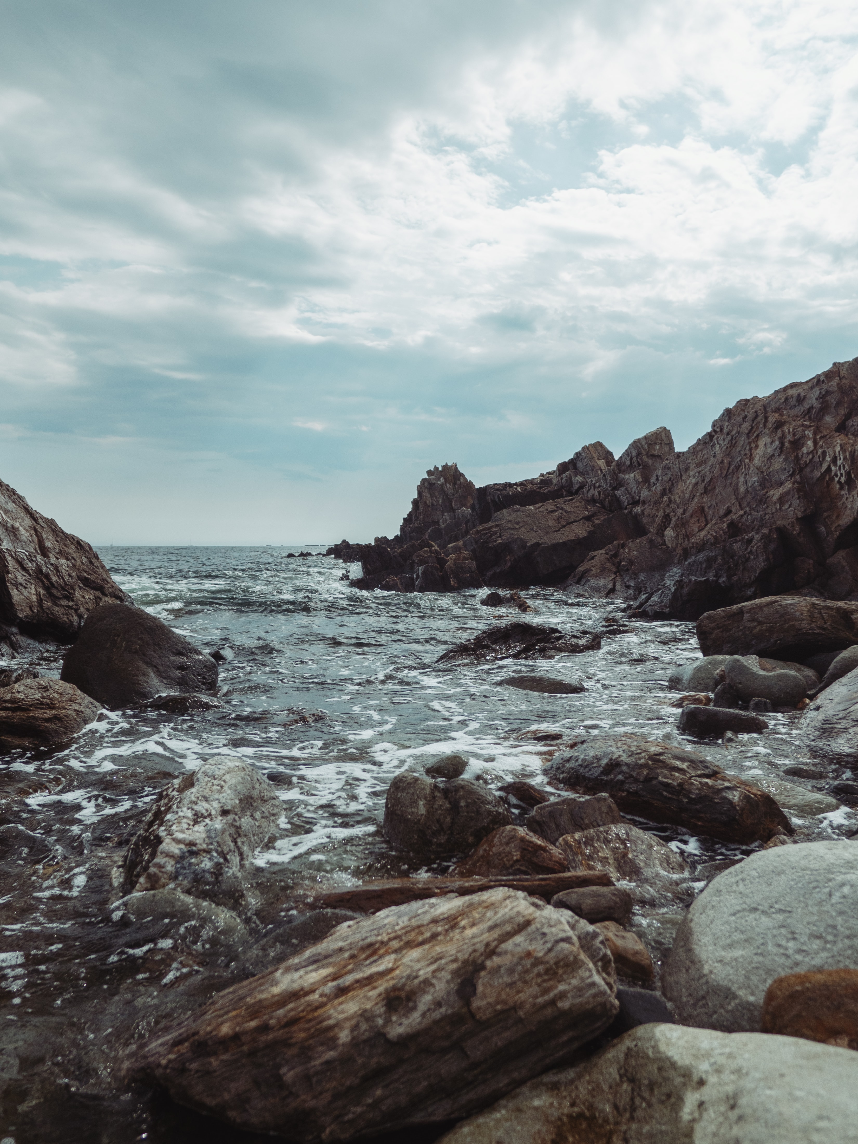 134567 descargar fondo de pantalla naturaleza, agua, stones, mar, las rocas, rocas, horizonte: protectores de pantalla e imágenes gratis
