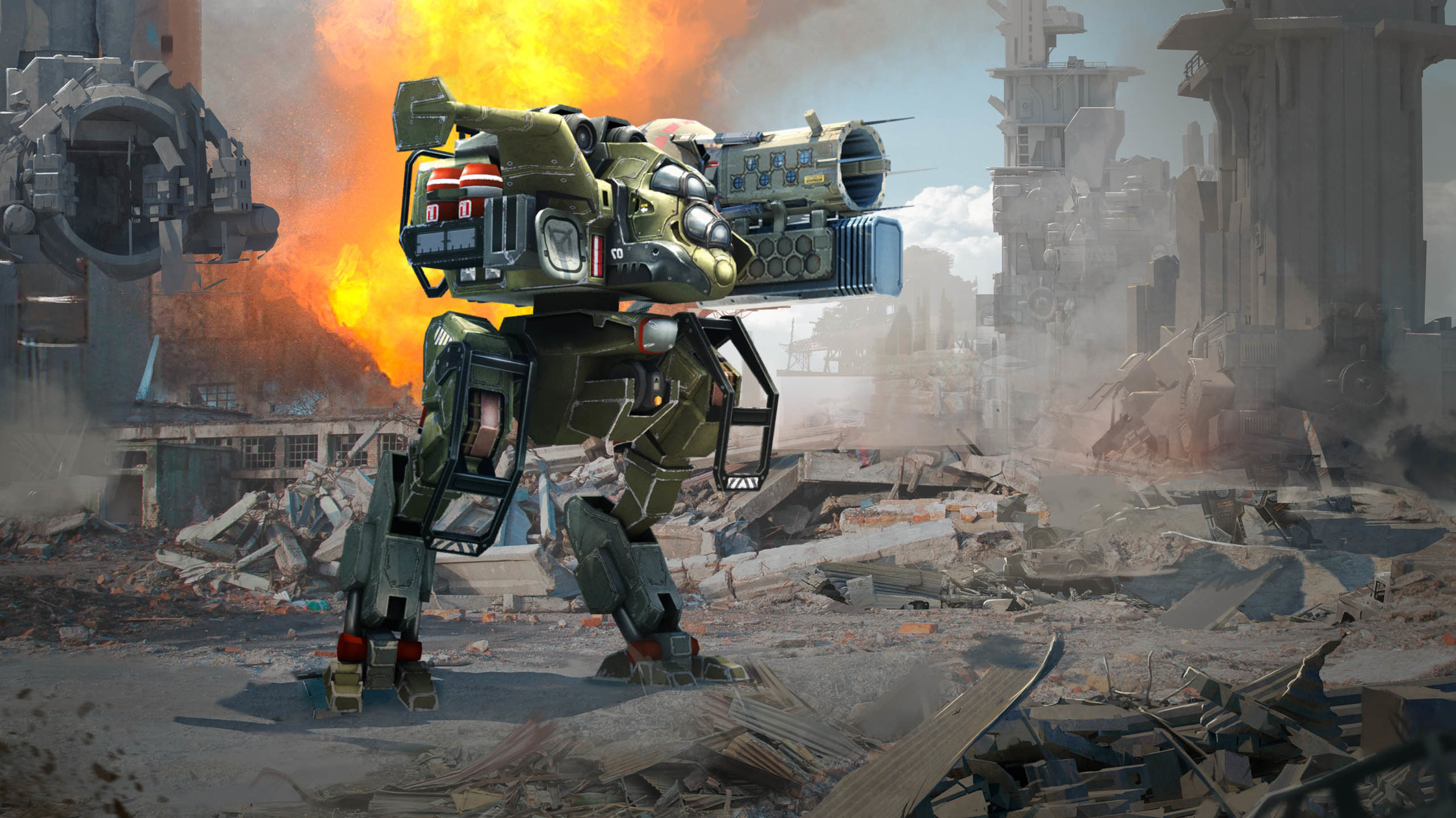 Download PC Wallpaper video game, war robots