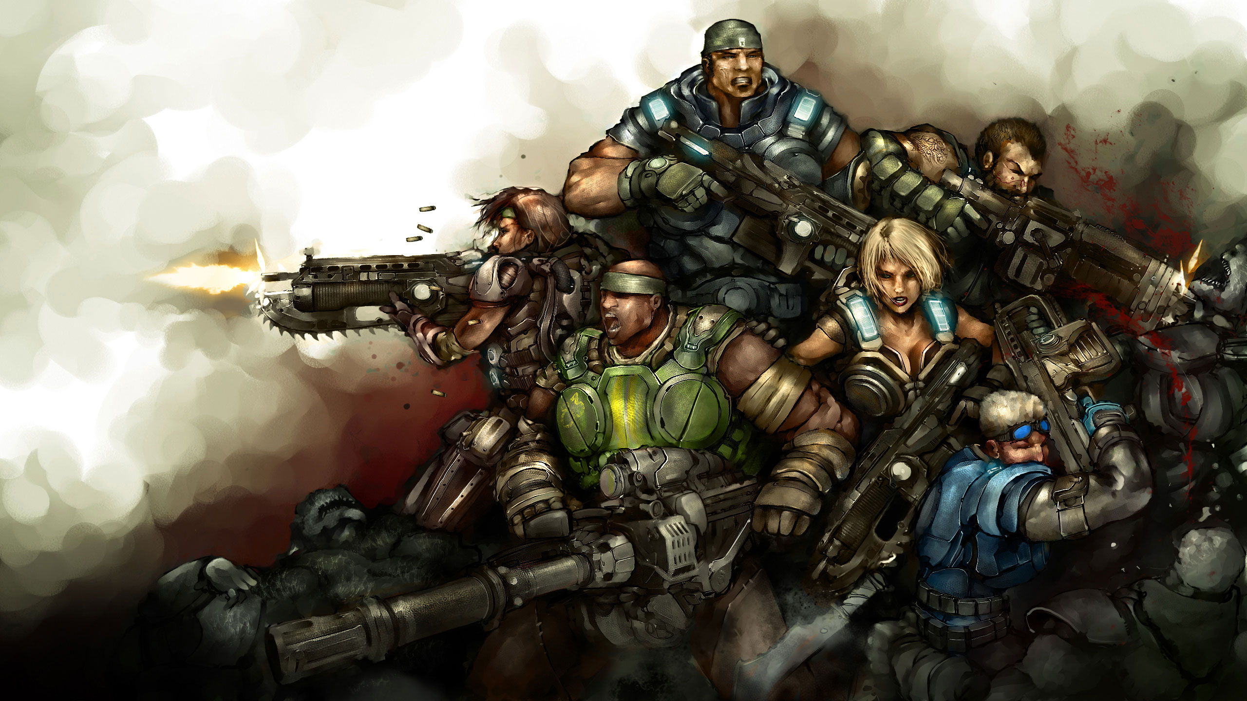 video game, gears of war 3, gears of war HD wallpaper
