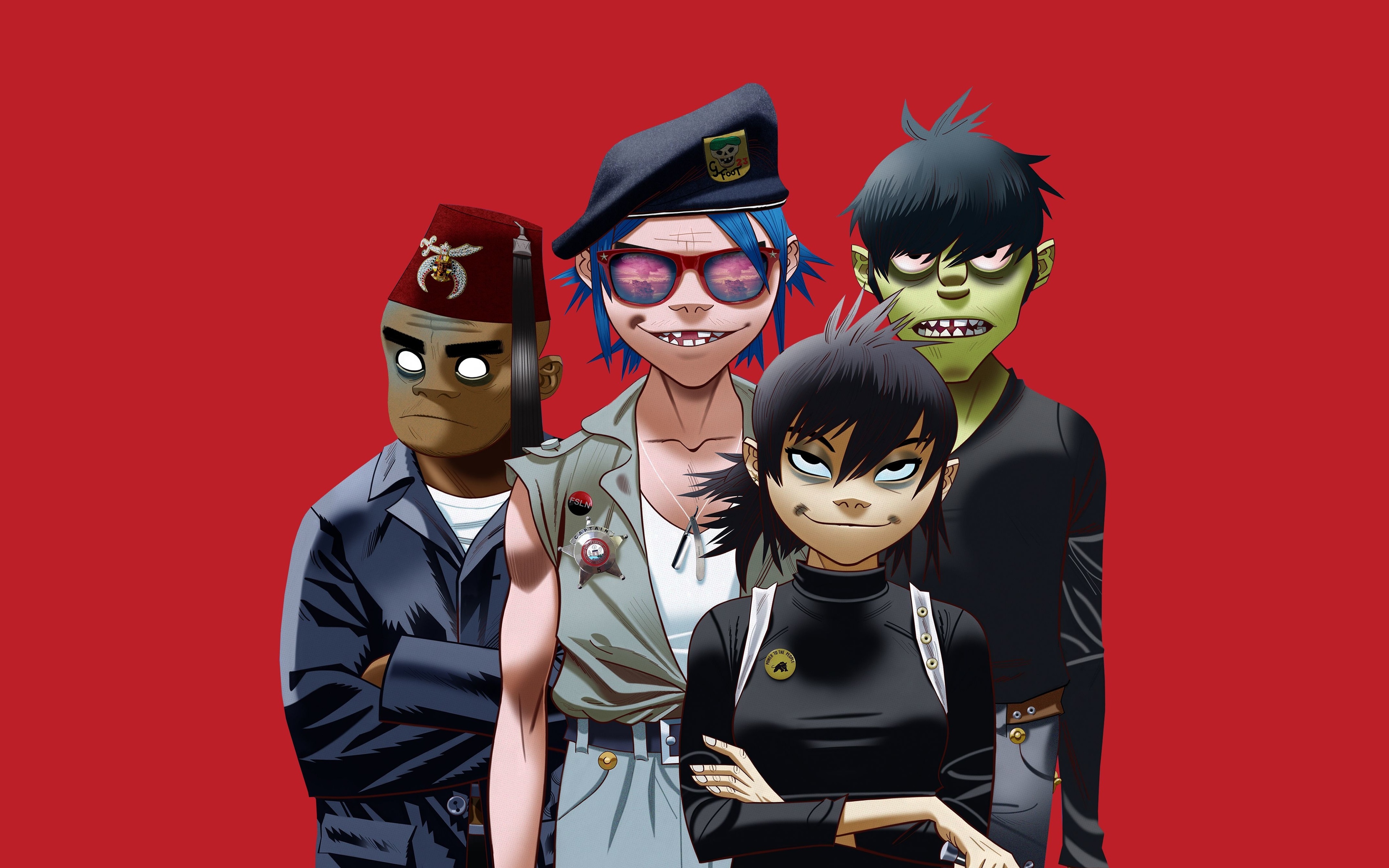 Mobile wallpaper: Music, Gorillaz, 2 D (Gorillaz), 1403229 download the  picture for free.