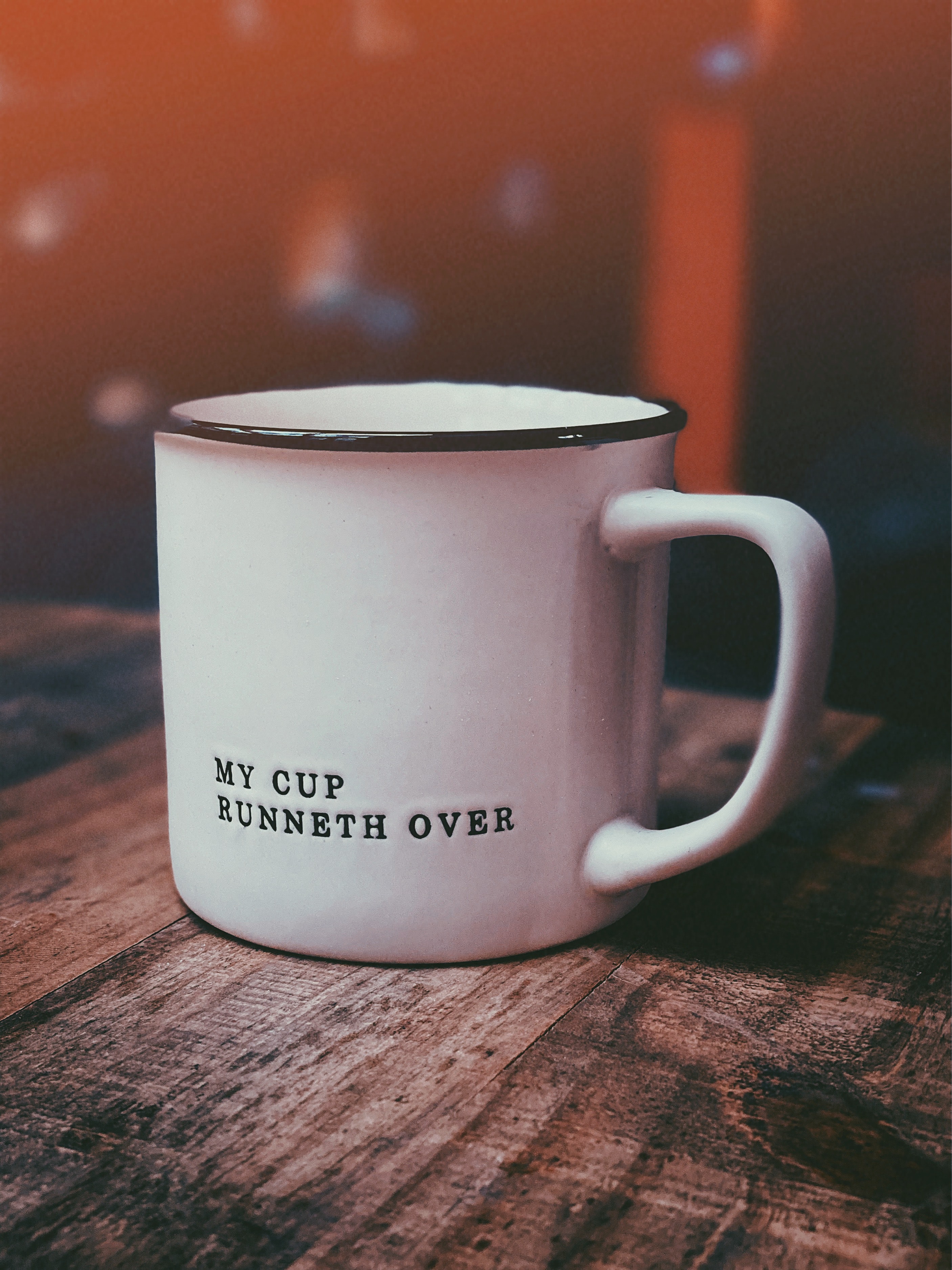 Download mobile wallpaper Mug, Cup, Surface, Words, Inscription for free.