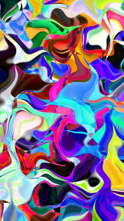 abstract, colors, shapes, distortion, colorful, ripple HD wallpaper
