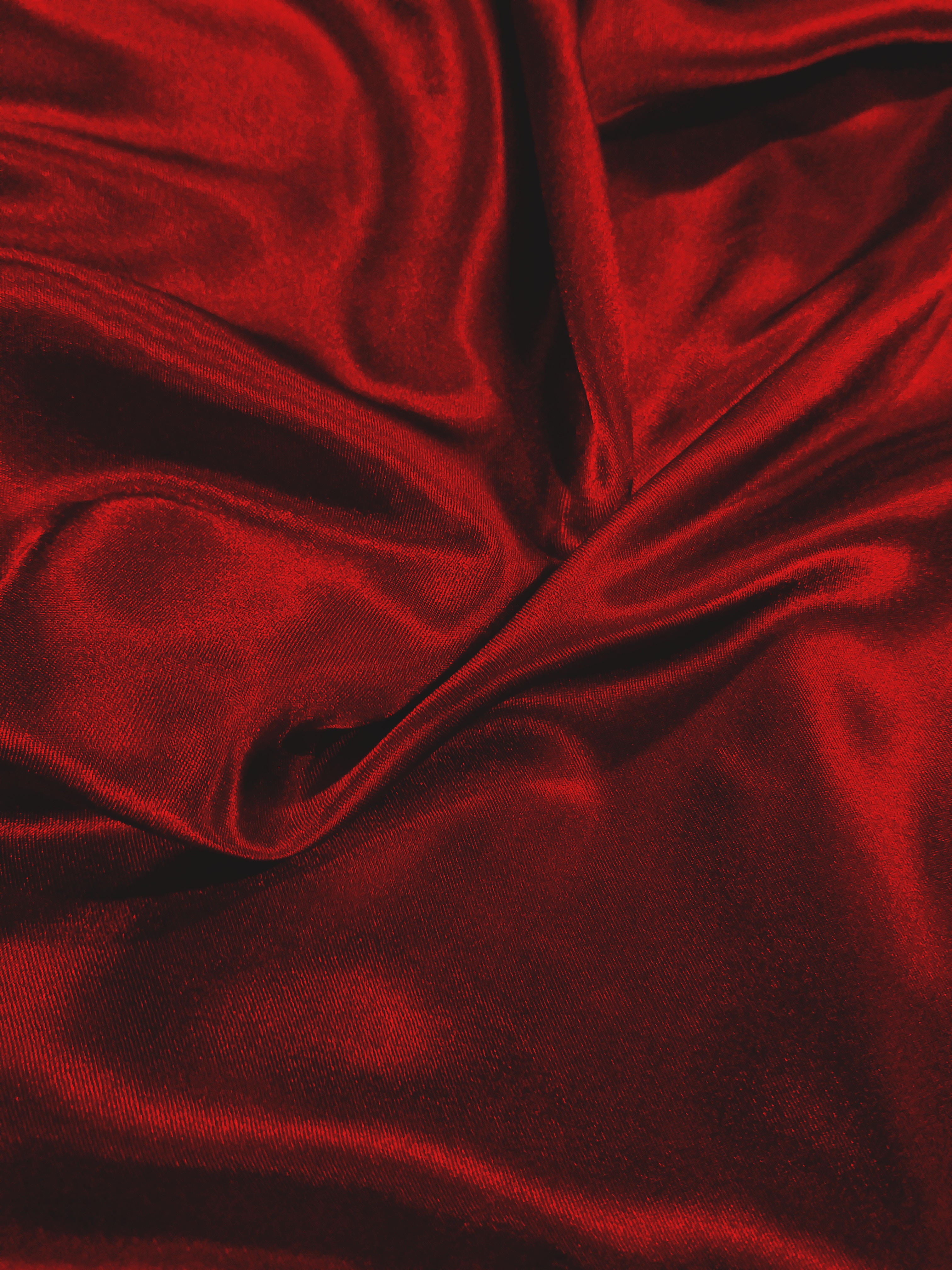 red, shine, texture, textures, brilliance, cloth, folds, pleating
