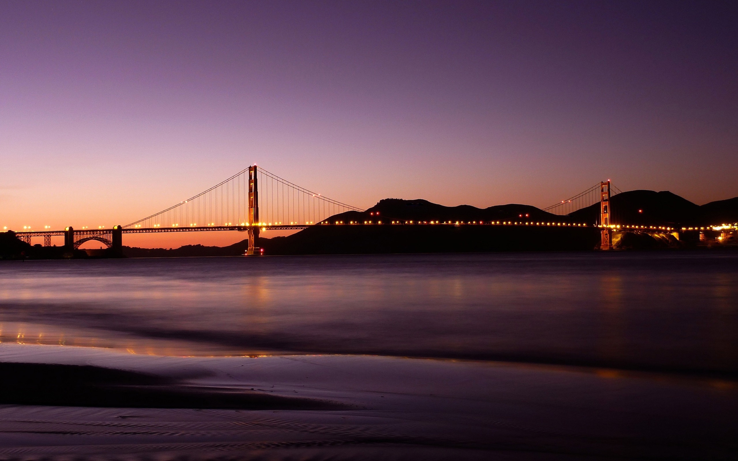Мост золотые ворота в Сан-Франциско