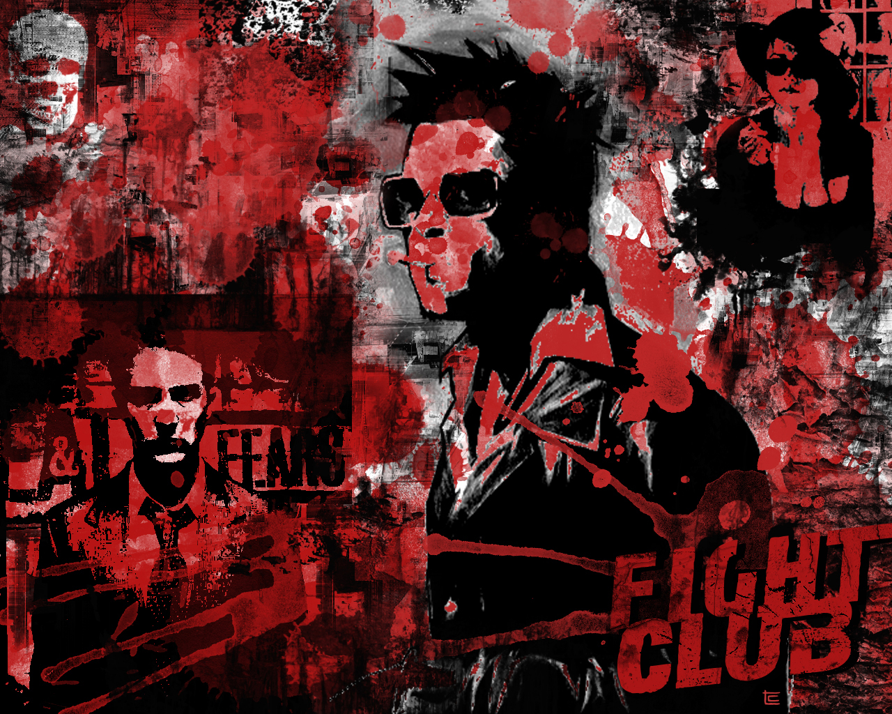 fight club 4k iPhone Wallpapers Free Download