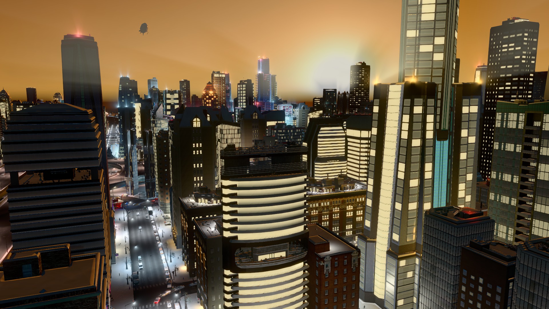 city skylines wallpaper