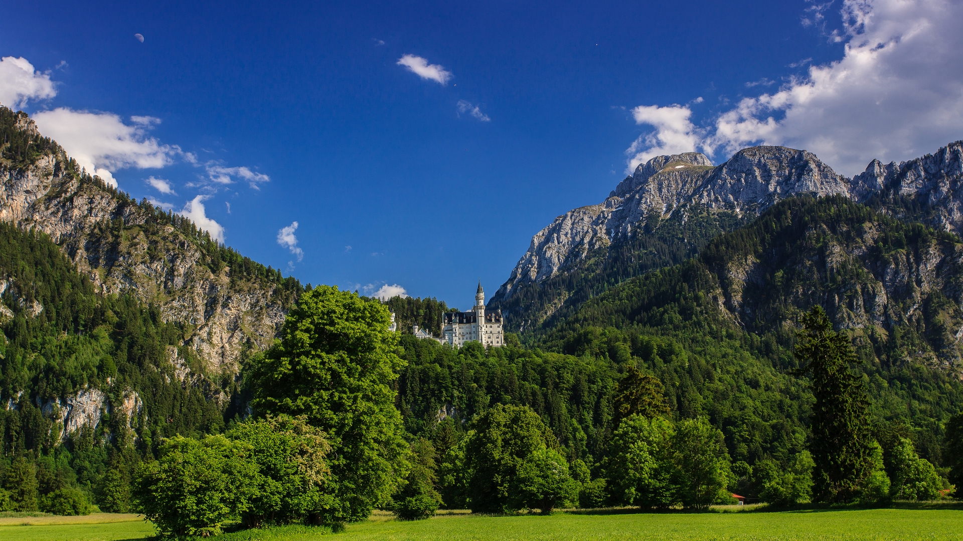 man made, neuschwanstein castle, bavaria, germany, mountain, castles wallpaper for mobile