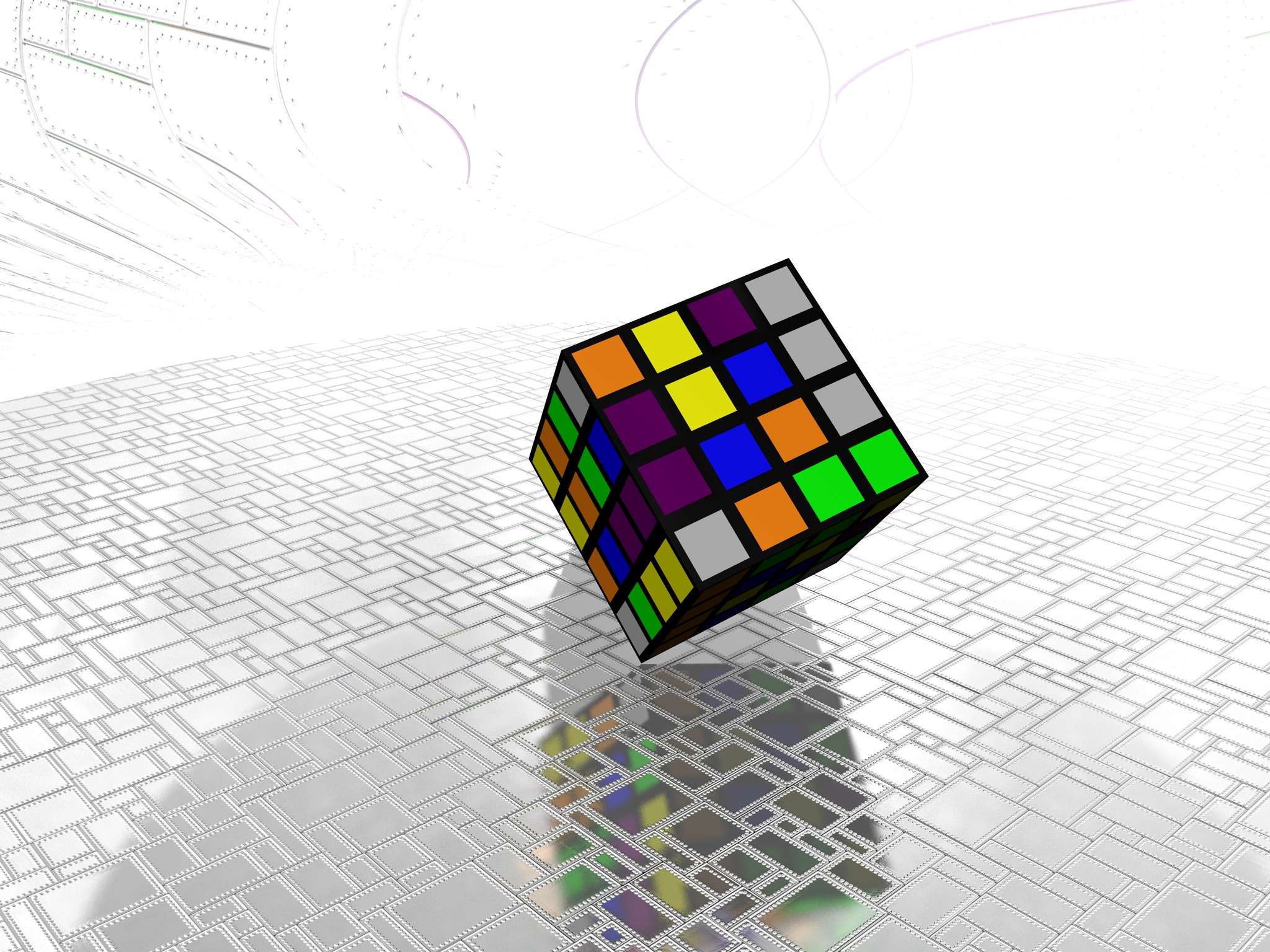 Mobile wallpaper rubik's cube, game