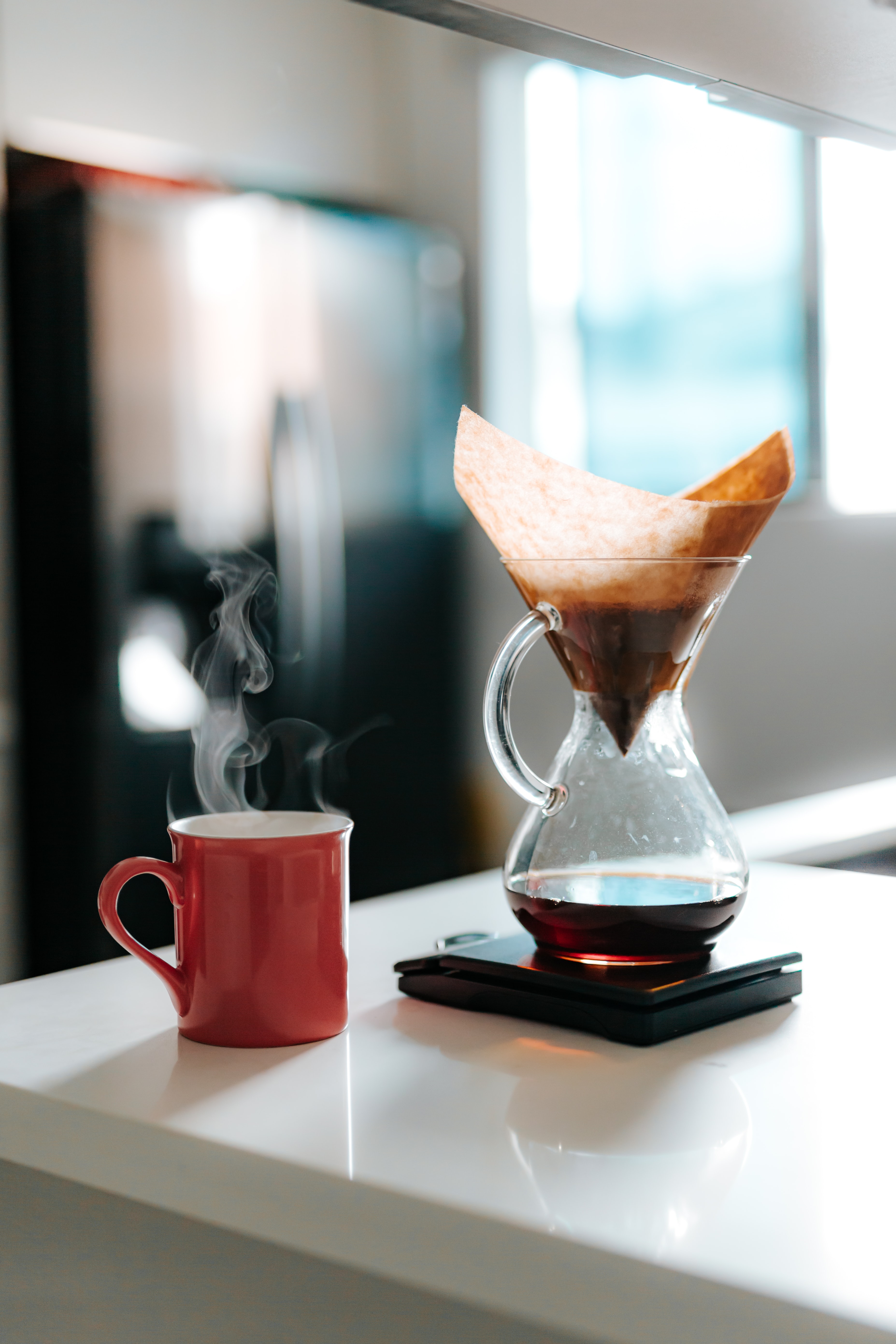 android morning, food, coffee, cup, mug, chemex, kemex