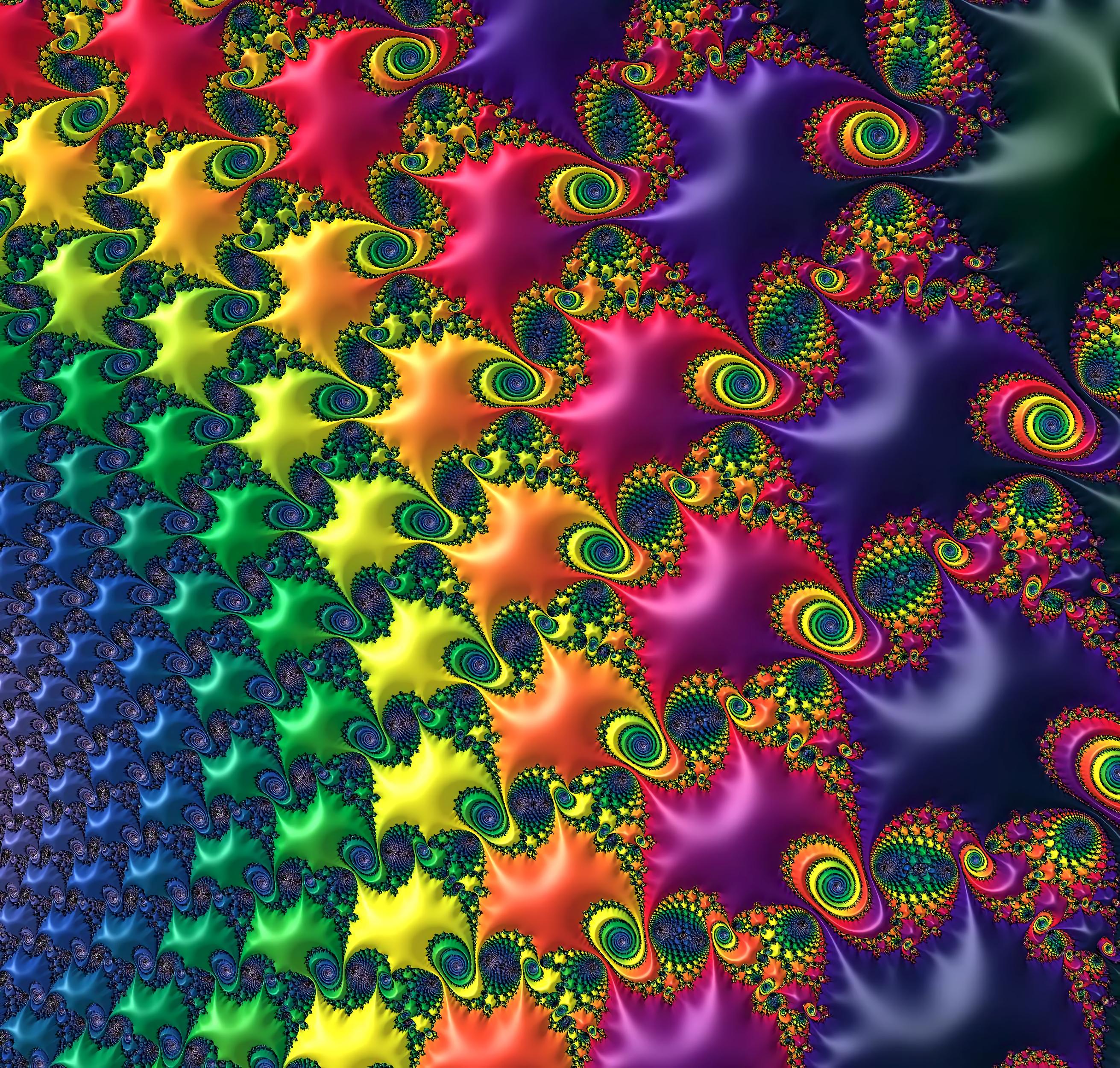 fractal, 3d, patterns, volume, relief, raised, rendering download HD wallpaper
