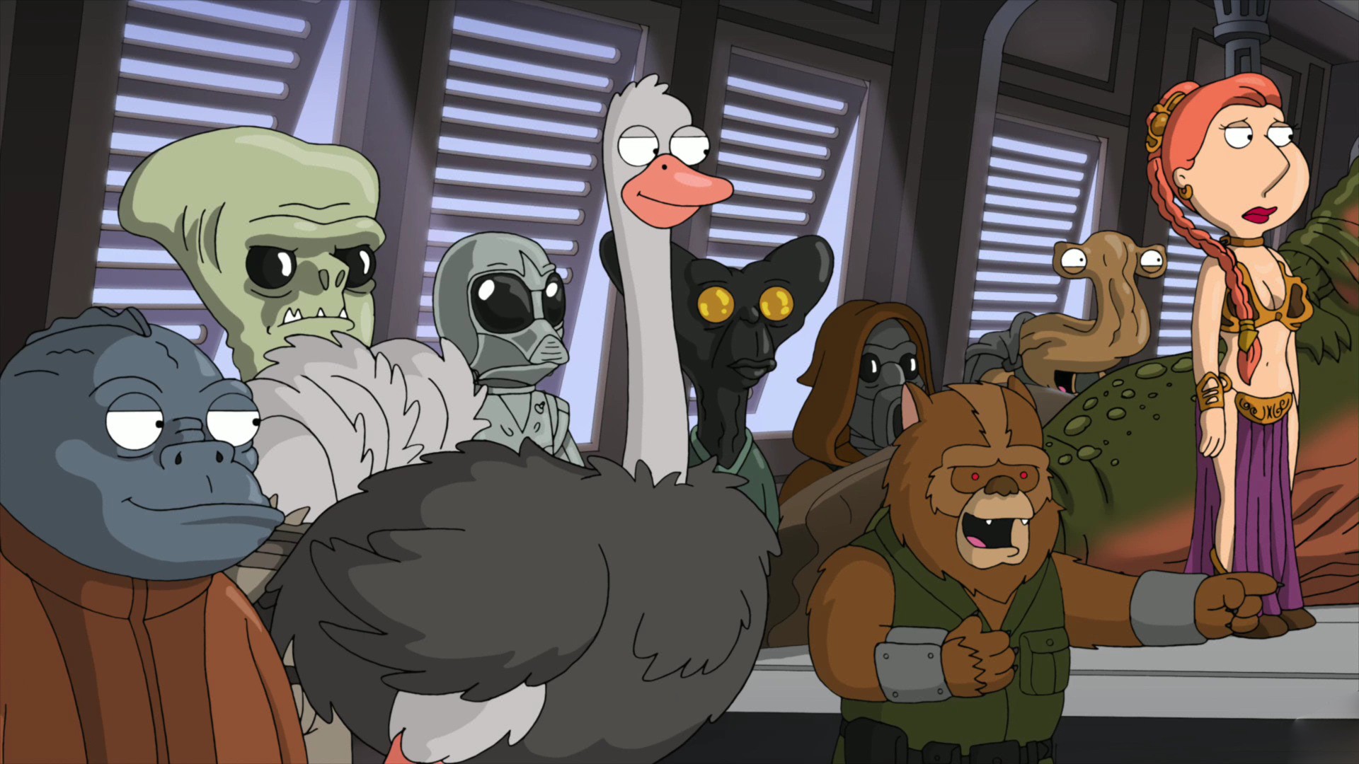 Free download wallpaper Cartoon, Star Wars, Family Guy, Tv Show, Lois Griffin on your PC desktop