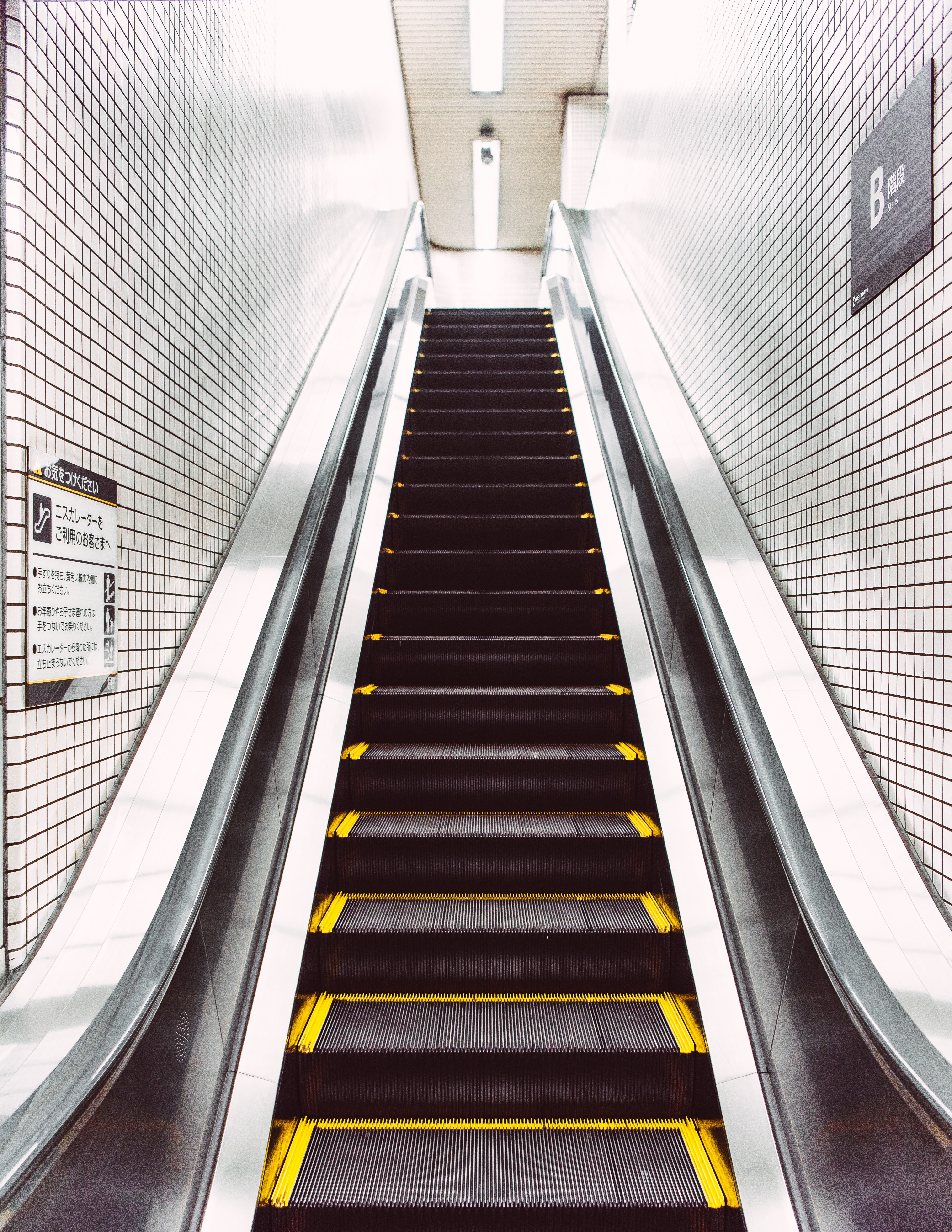 Download mobile wallpaper Escalator, Ladder, Miscellaneous, Miscellanea, Steps, Subway, Stairs, Metro for free.