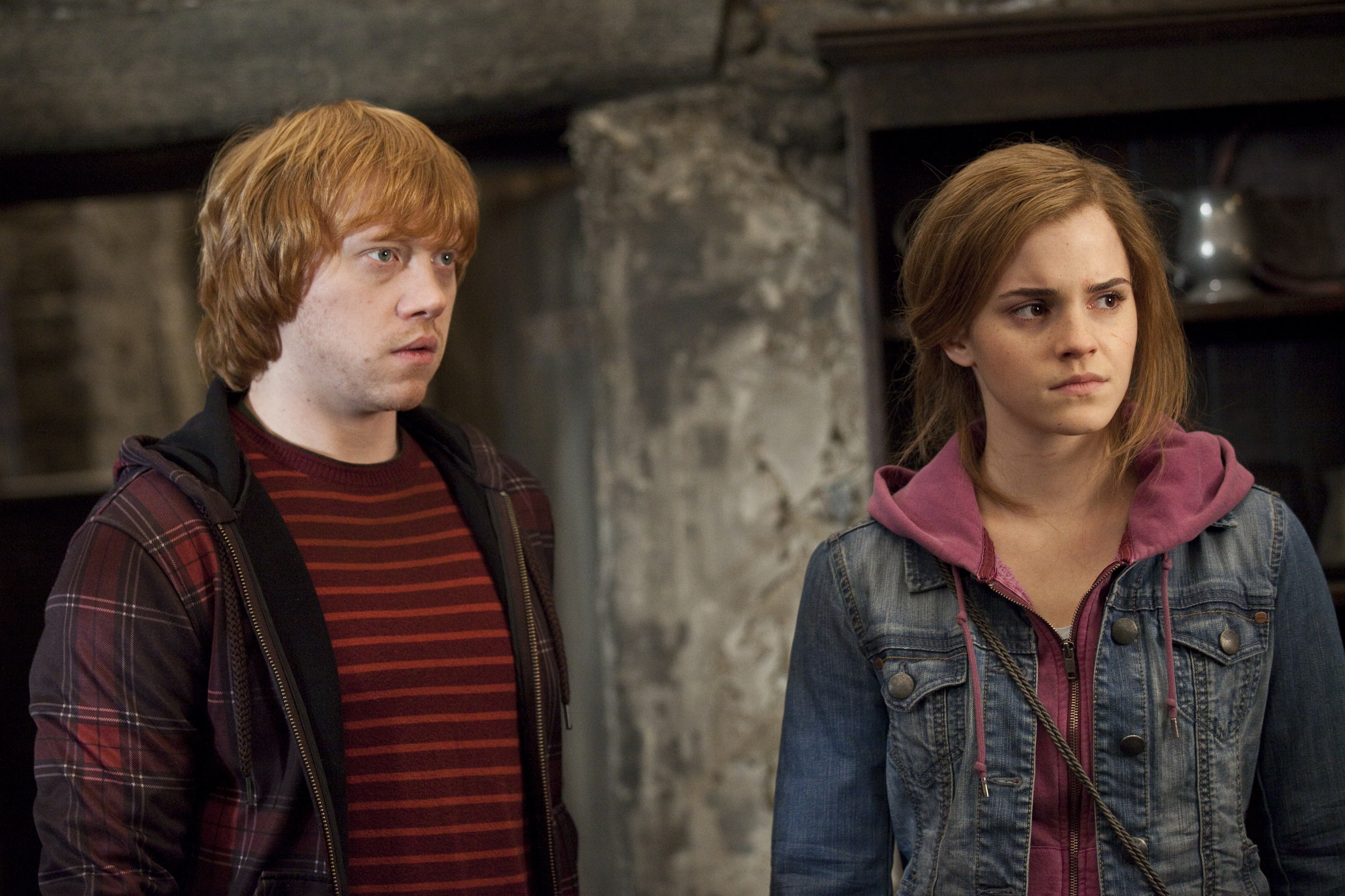 harry potter and the deathly hallows: part 2, harry potter, movie, emma watson, hermione granger, ron weasley, rupert grint