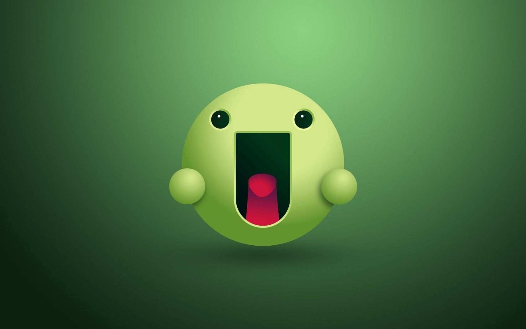 green, abstract, human, person, face, language, tongue wallpaper for mobile