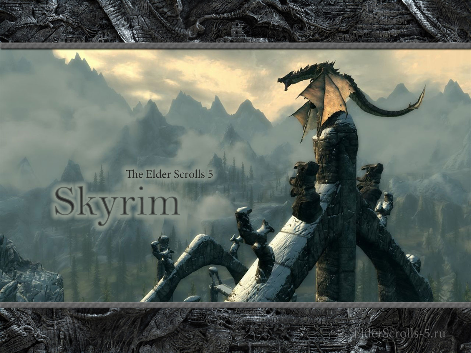 video game, dragon, the elder scrolls, the elder scrolls v: skyrim cellphone