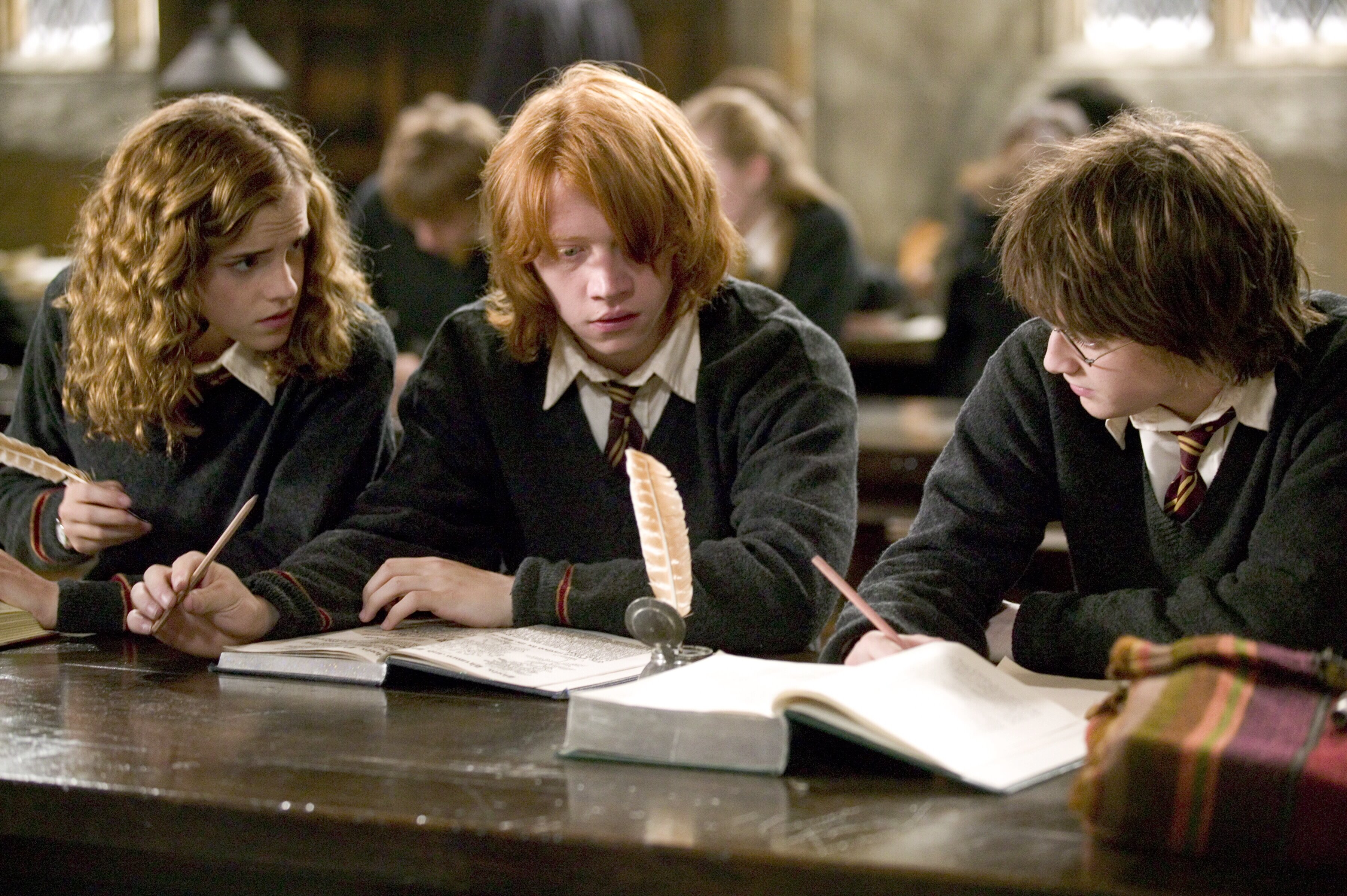 harry potter, movie, harry potter and the goblet of fire, daniel radcliffe, emma watson, hermione granger, ron weasley, rupert grint