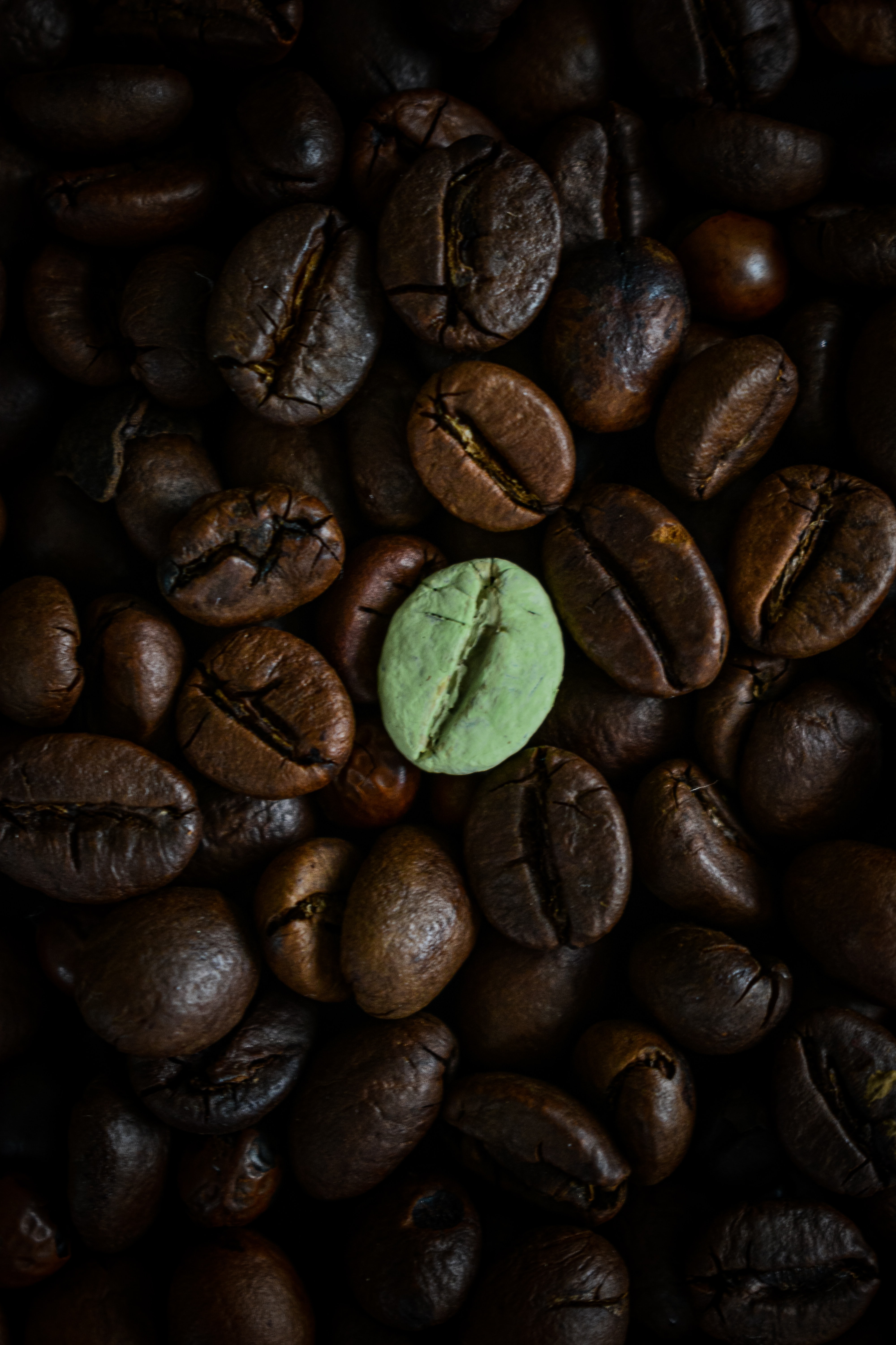 brown, food, macro, grains, coffee beans, grain HD wallpaper
