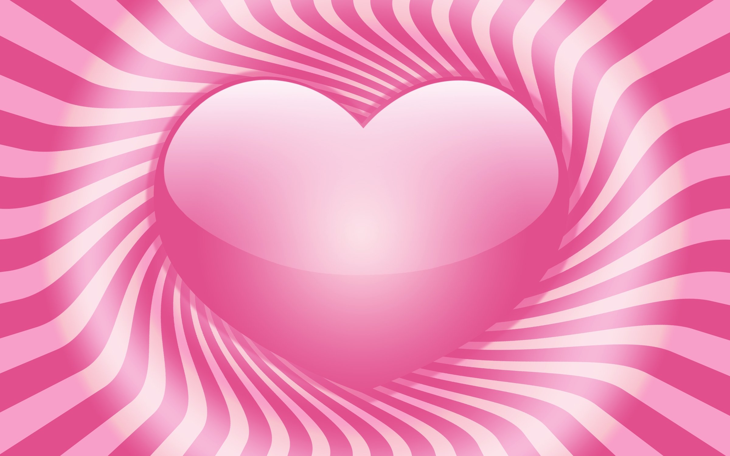 Download mobile wallpaper Rotation, Stripes, Streaks, Lines, Heart, Love for free.