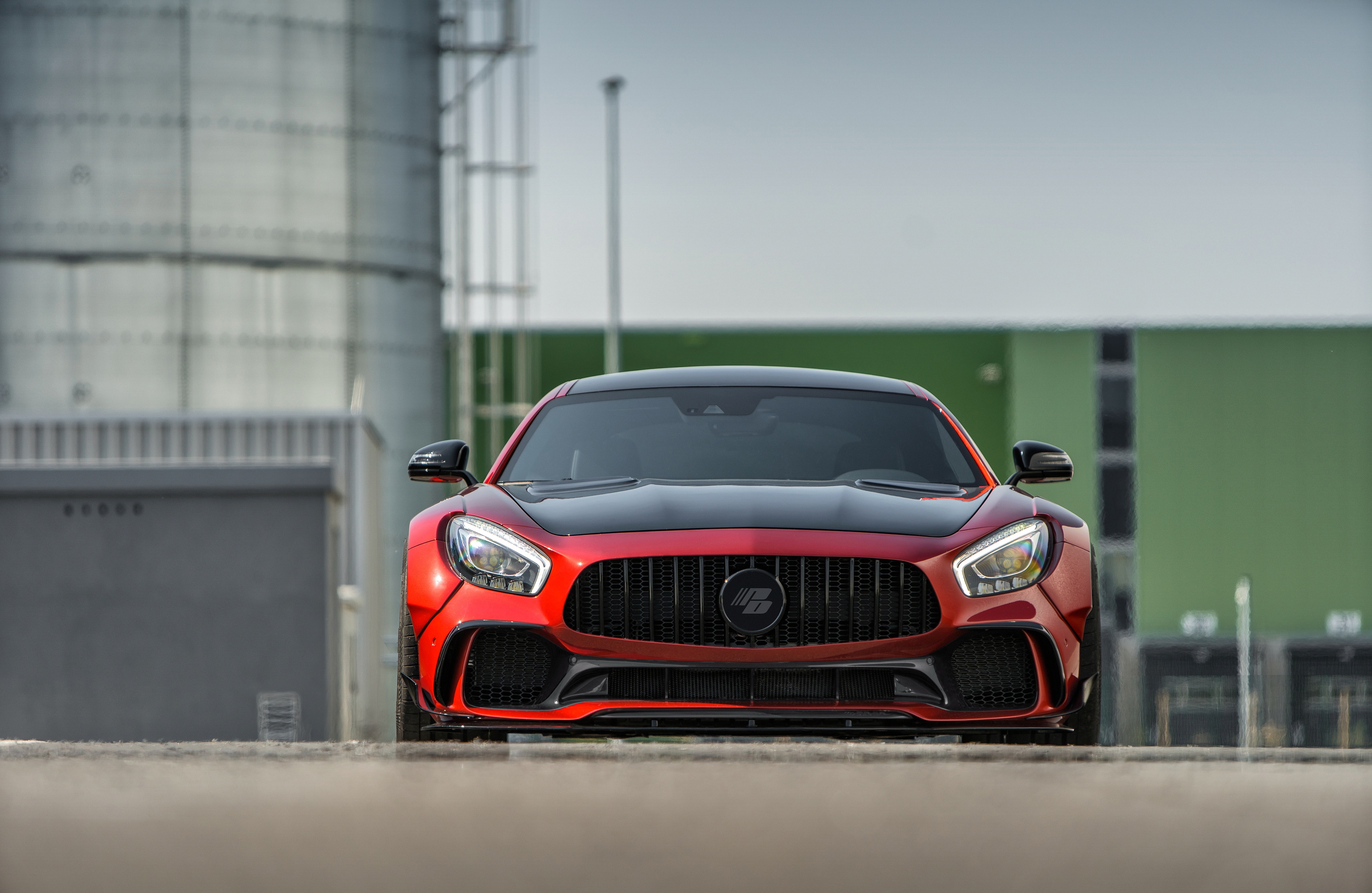 Mercedes AMG gt Red Chrome