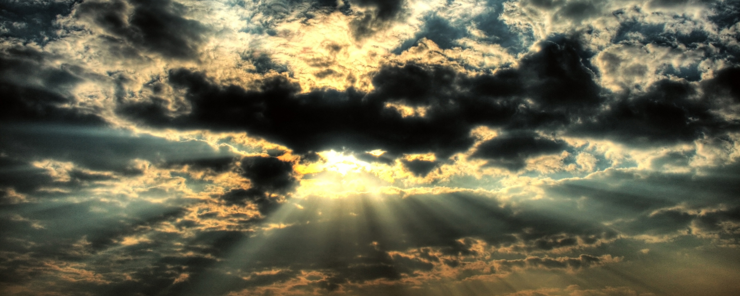 Download mobile wallpaper Sky, Earth, Cloud, Sunbeam for free.