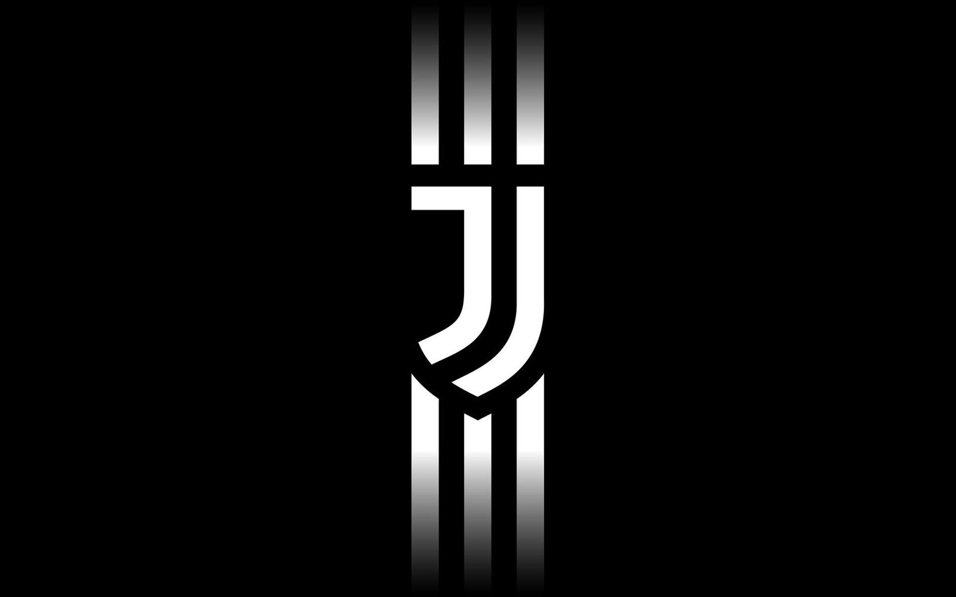 Ювентус логотип черный фон