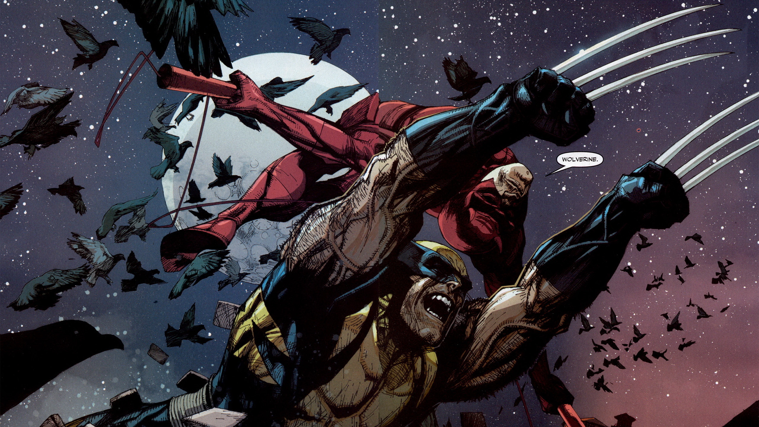 Download mobile wallpaper Marvel Comics, Daredevil, Wolverine, Comics for free.