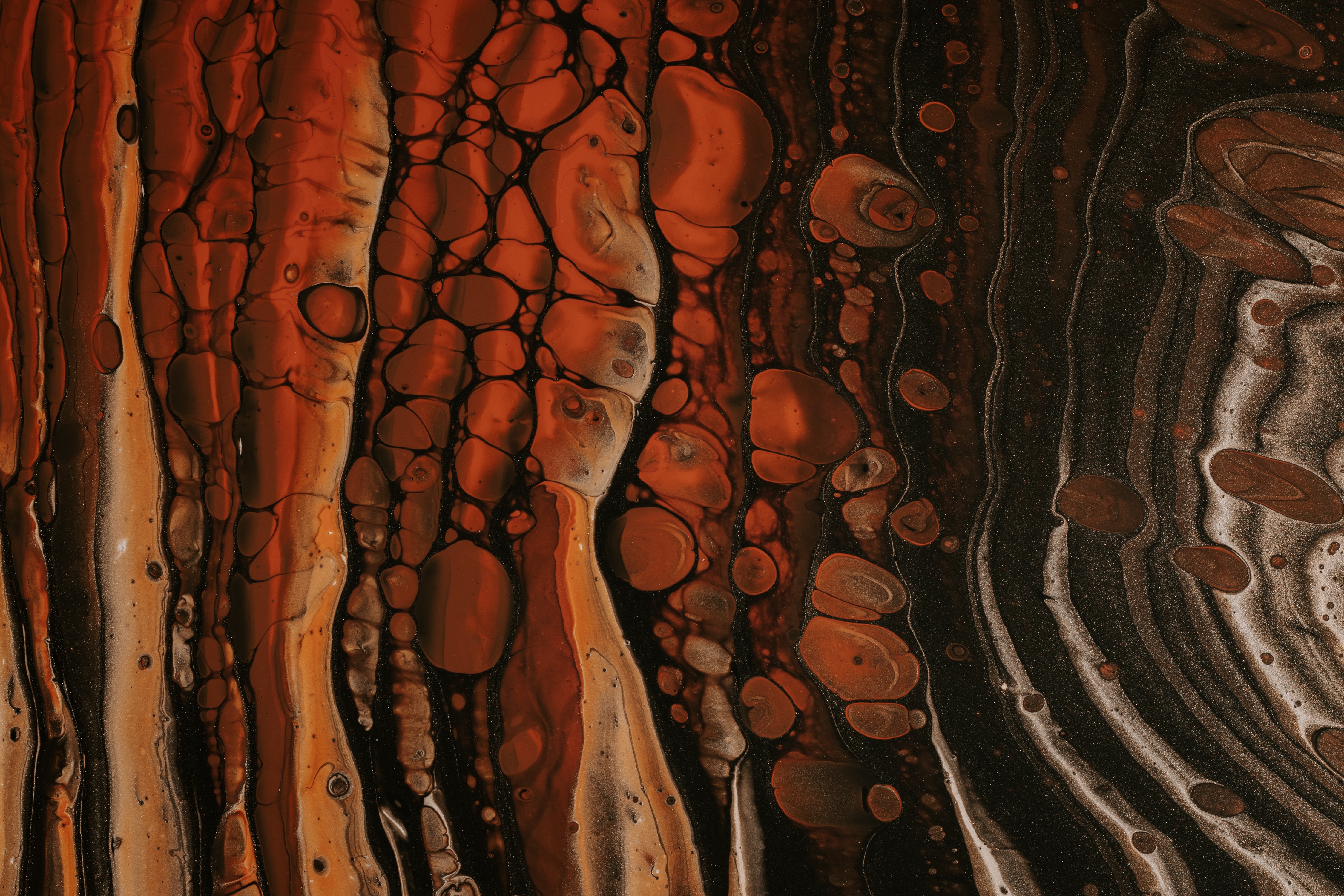 divorces, abstract, paint, liquid, brown 4K Ultra