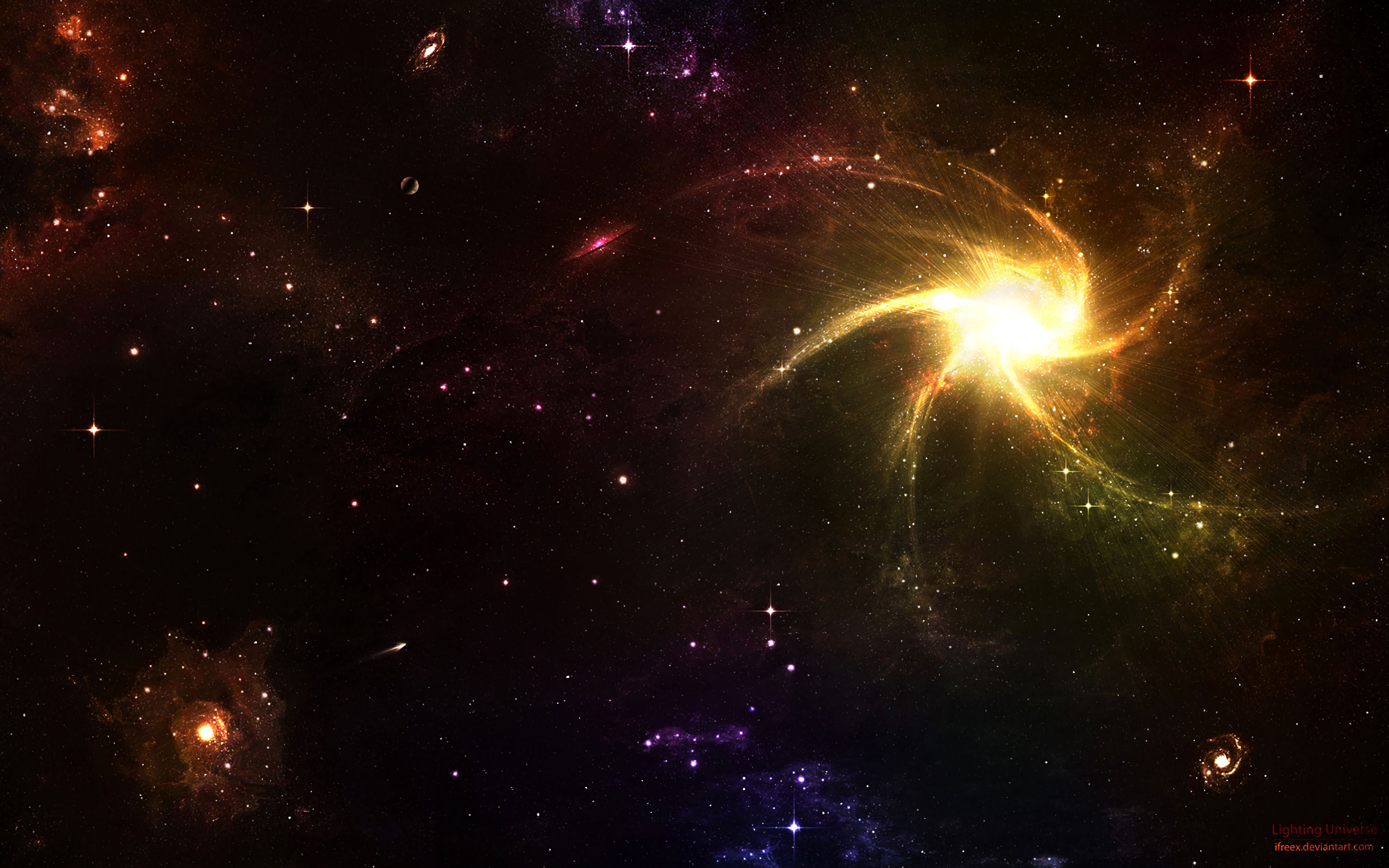 universe, brilliance, shine, space, light, galaxy wallpapers for tablet