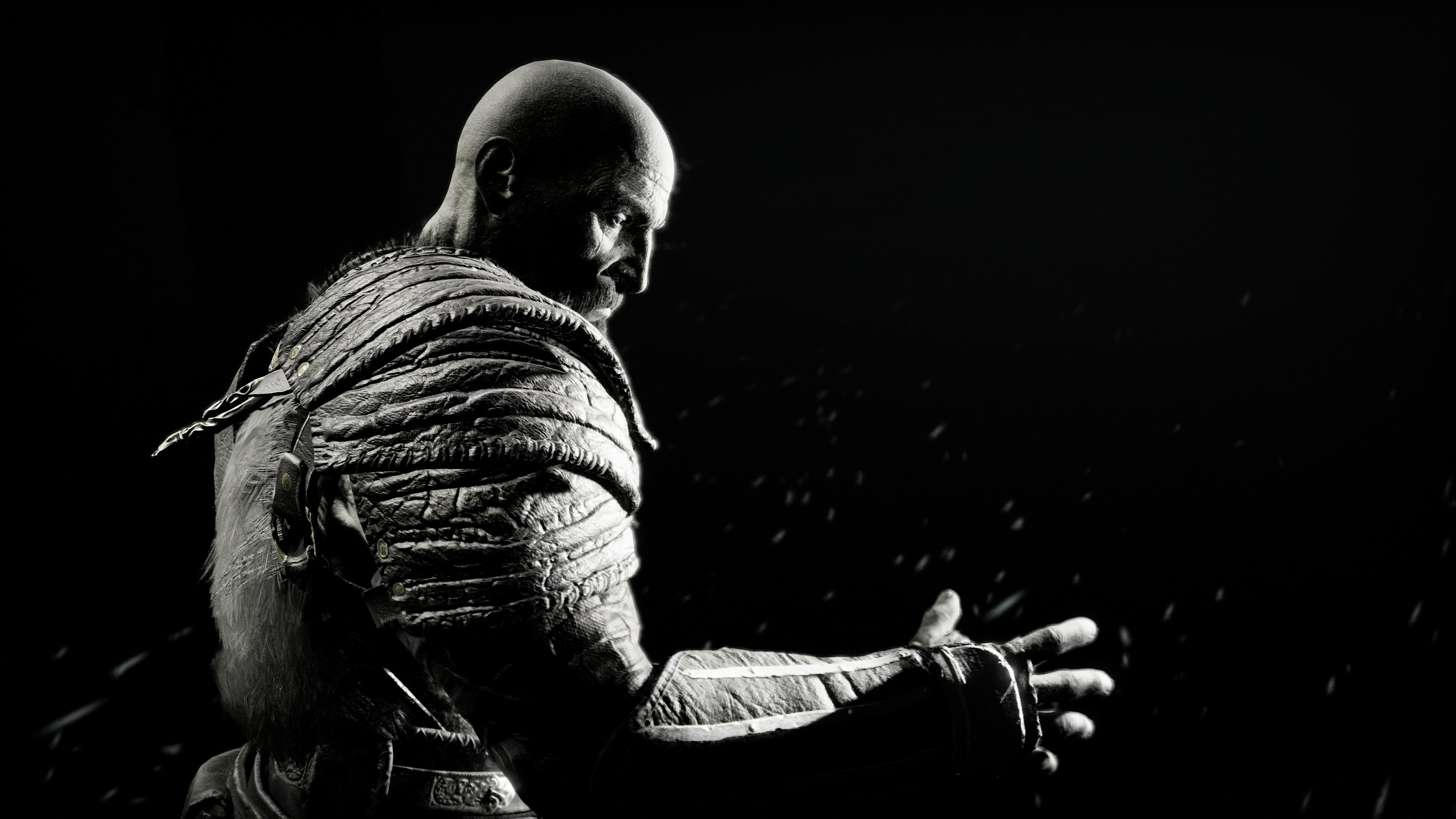 kratos (god of war), god of war, warrior, video game, god of war (2018)