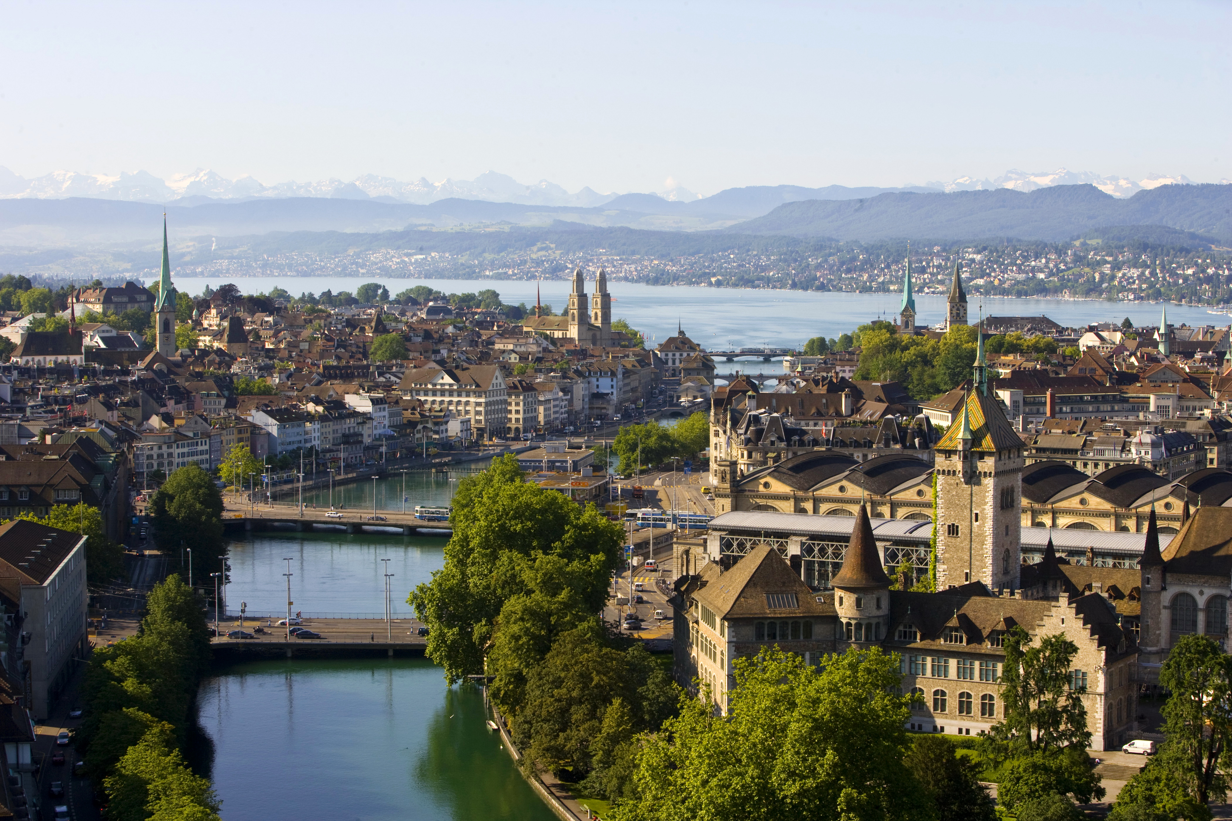 Швейцария и города