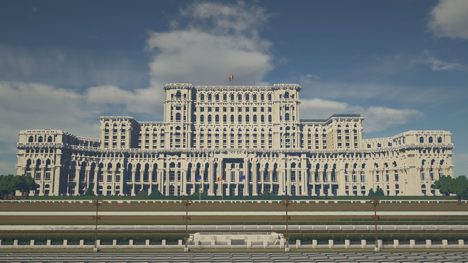 1026324 Hintergrundbild herunterladen computerspiele, minecraft, palast, parlament, rumänien - Bildschirmschoner und Bilder kostenlos
