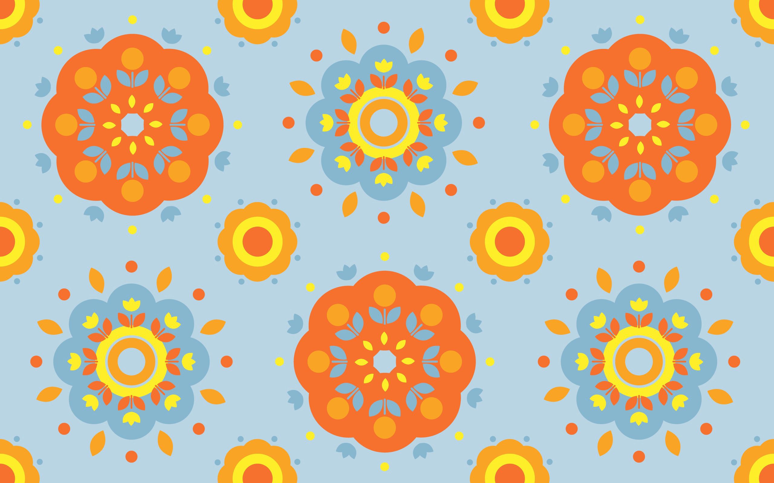 Download mobile wallpaper Flowers, Circles, Texture, Patterns, Textures for free.