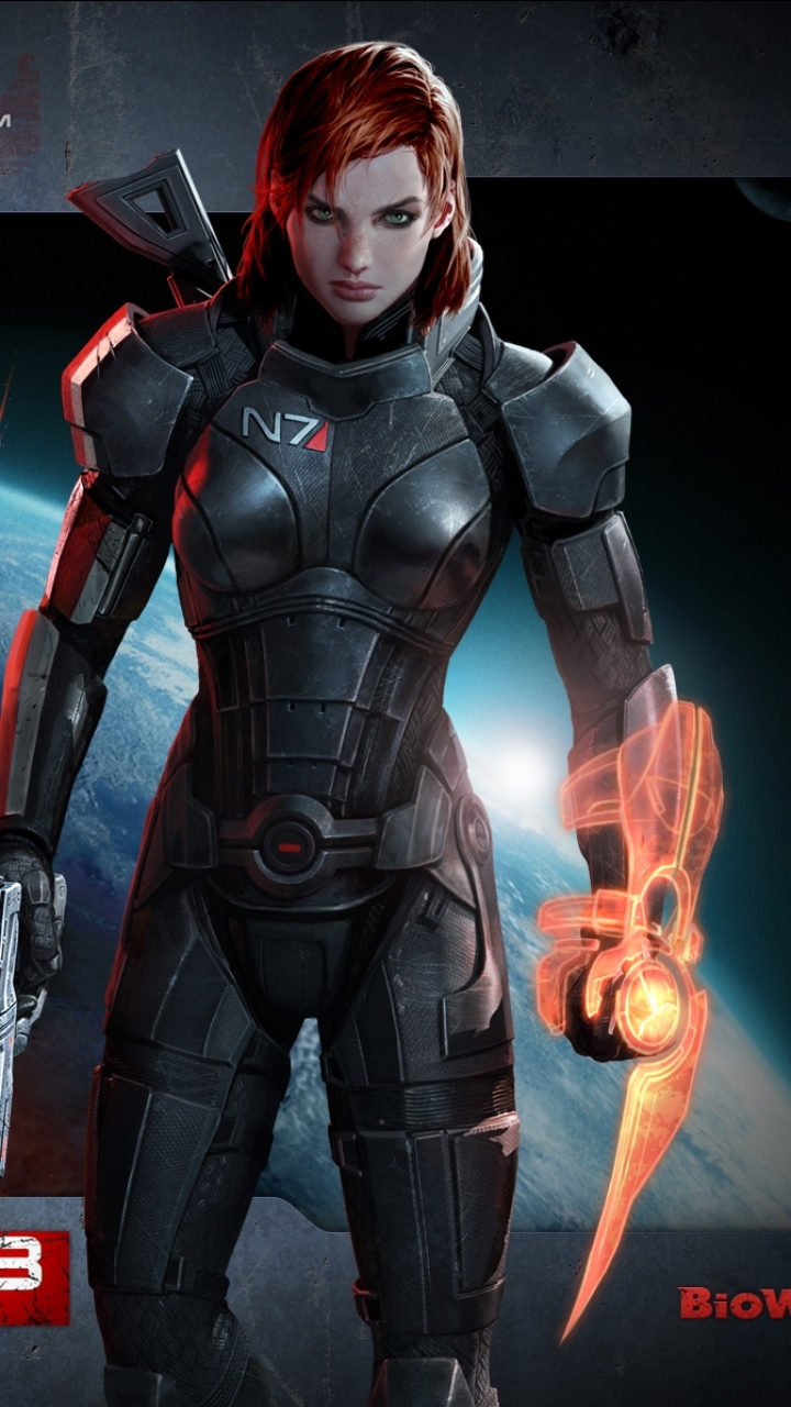 Female Shepard Mass Effect 3 Wallpaper by FREEDUNHILL on DeviantArt