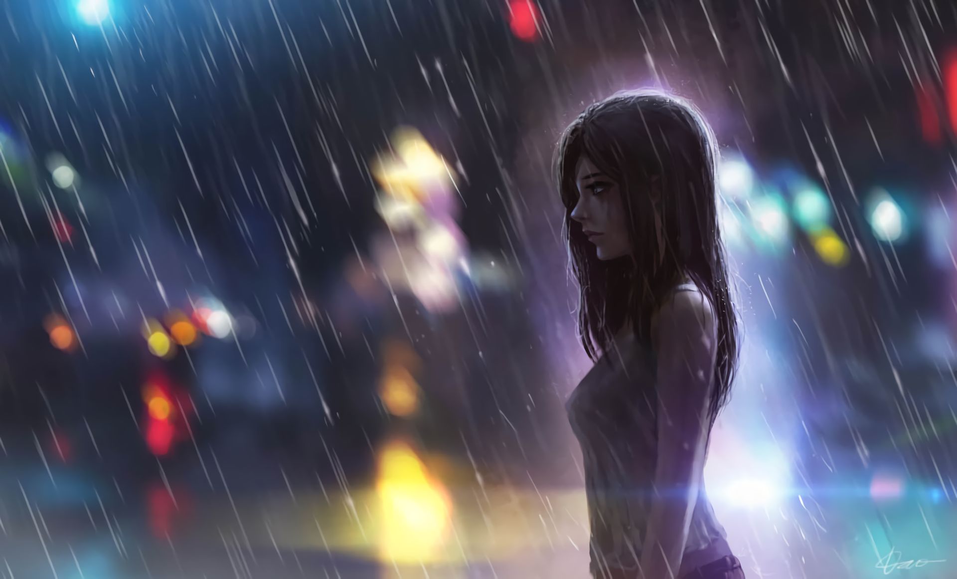 Грустное будущее. Девушка под дождем. Девушка плачет под дождем. Девушка дождь. Девушка под дождем ночью.
