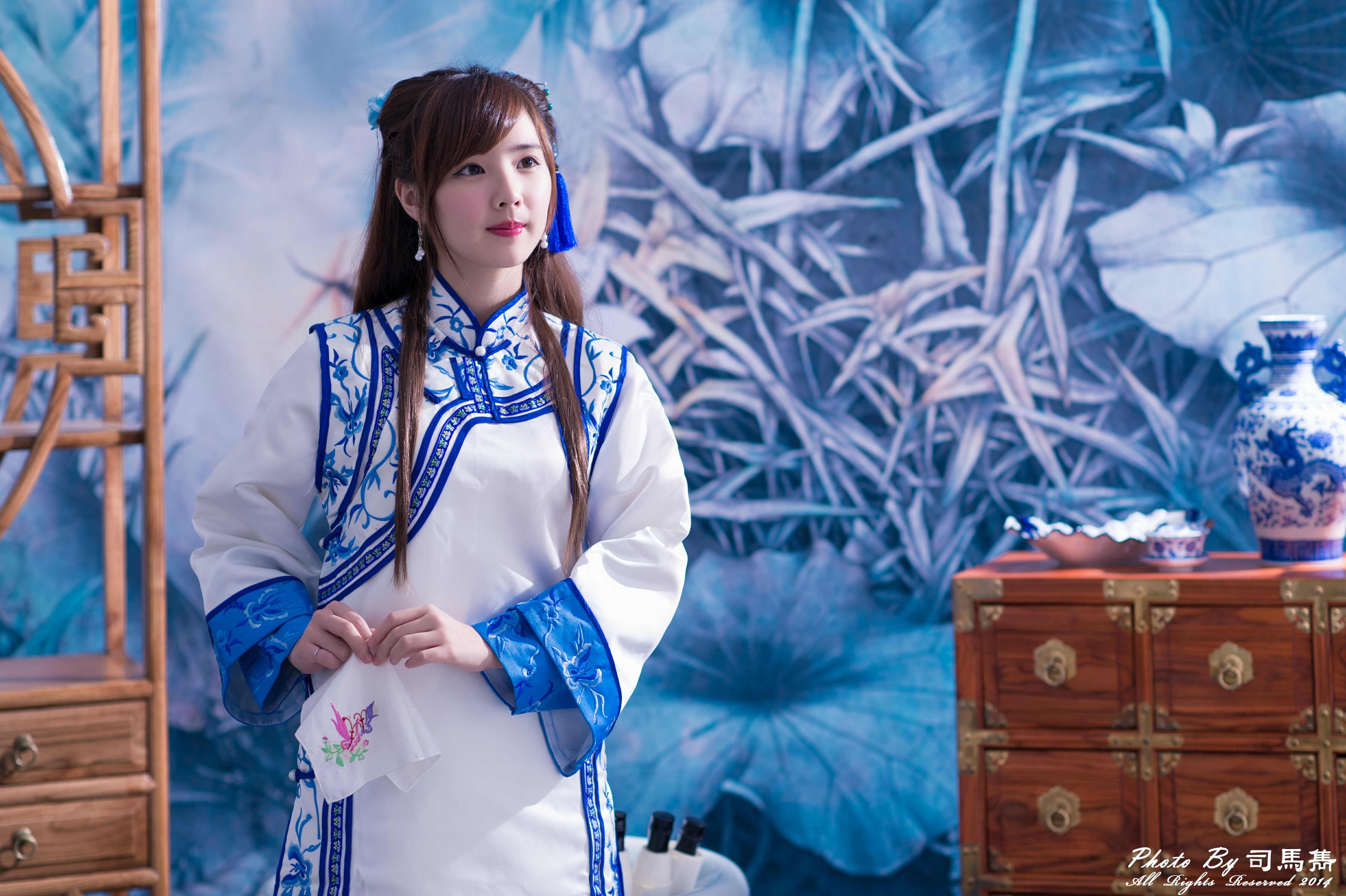 684214 baixar imagens mulheres, yu chen zheng, asiática, modelo, taiwanês, jogo de chá, traje tradicional, vaso - papéis de parede e protetores de tela gratuitamente