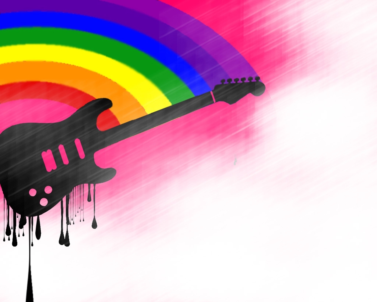 guitars, pictures, rainbow