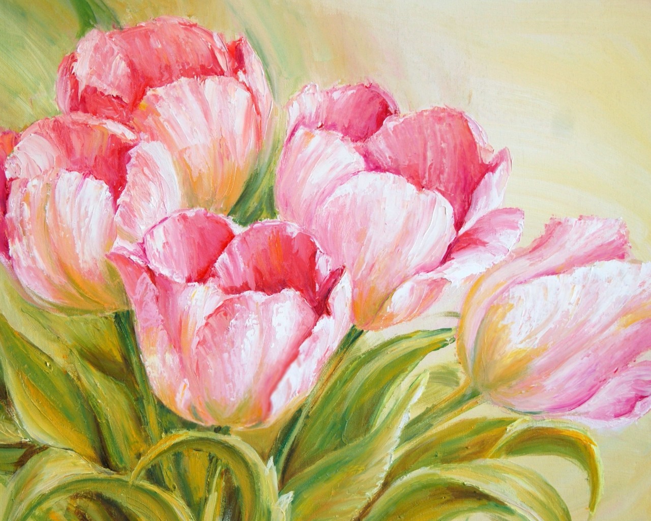 Téléchargez des papiers peints mobile Fleurs, Tulipes, Plantes, Dessins gratuitement.