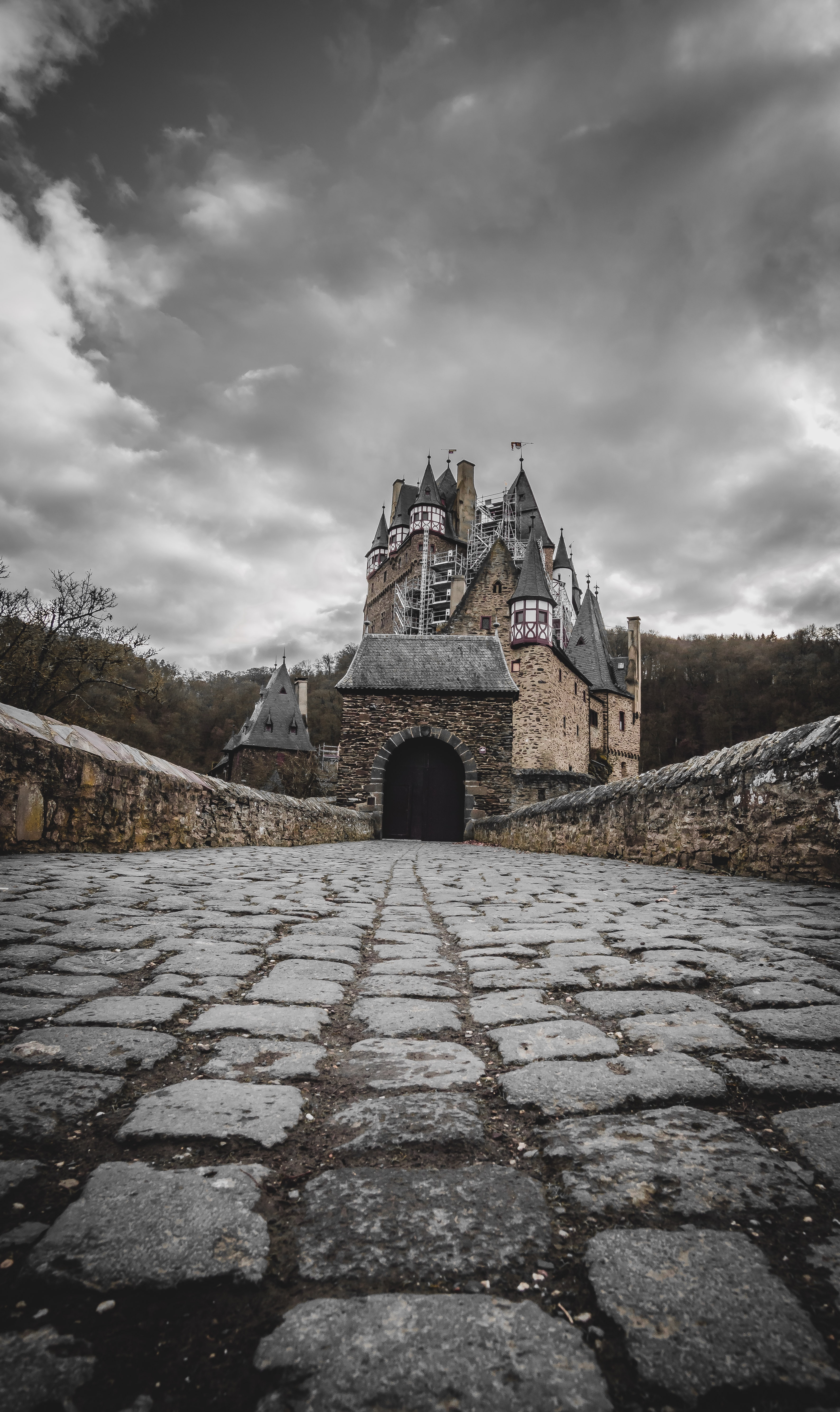 architecture, middle ages, lock, cities, building, track Full HD