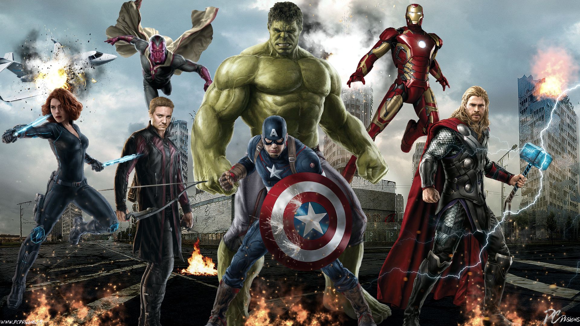 movie, avengers, captain america, chris hemsworth, hulk, avengers: age of ultron, thor, iron man, vision (marvel comics), black widow, chris evans, hawkeye, jeremy renner, poster, scarlett johansson, the avengers