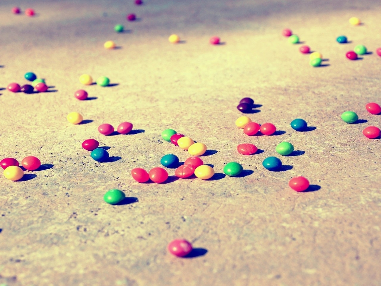 background, candies, yellow HD wallpaper
