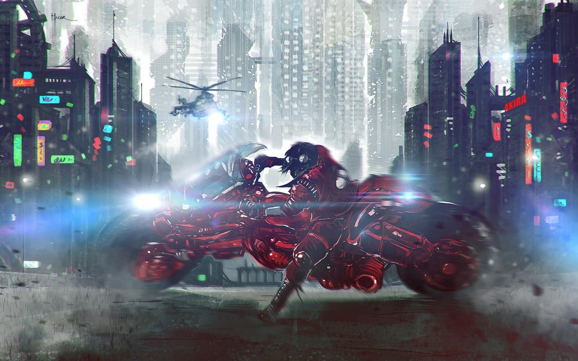 Мотоцикл Акира Cyberpunk