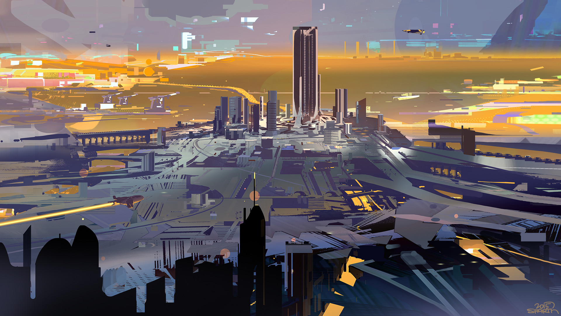 Sci-Fi Art город