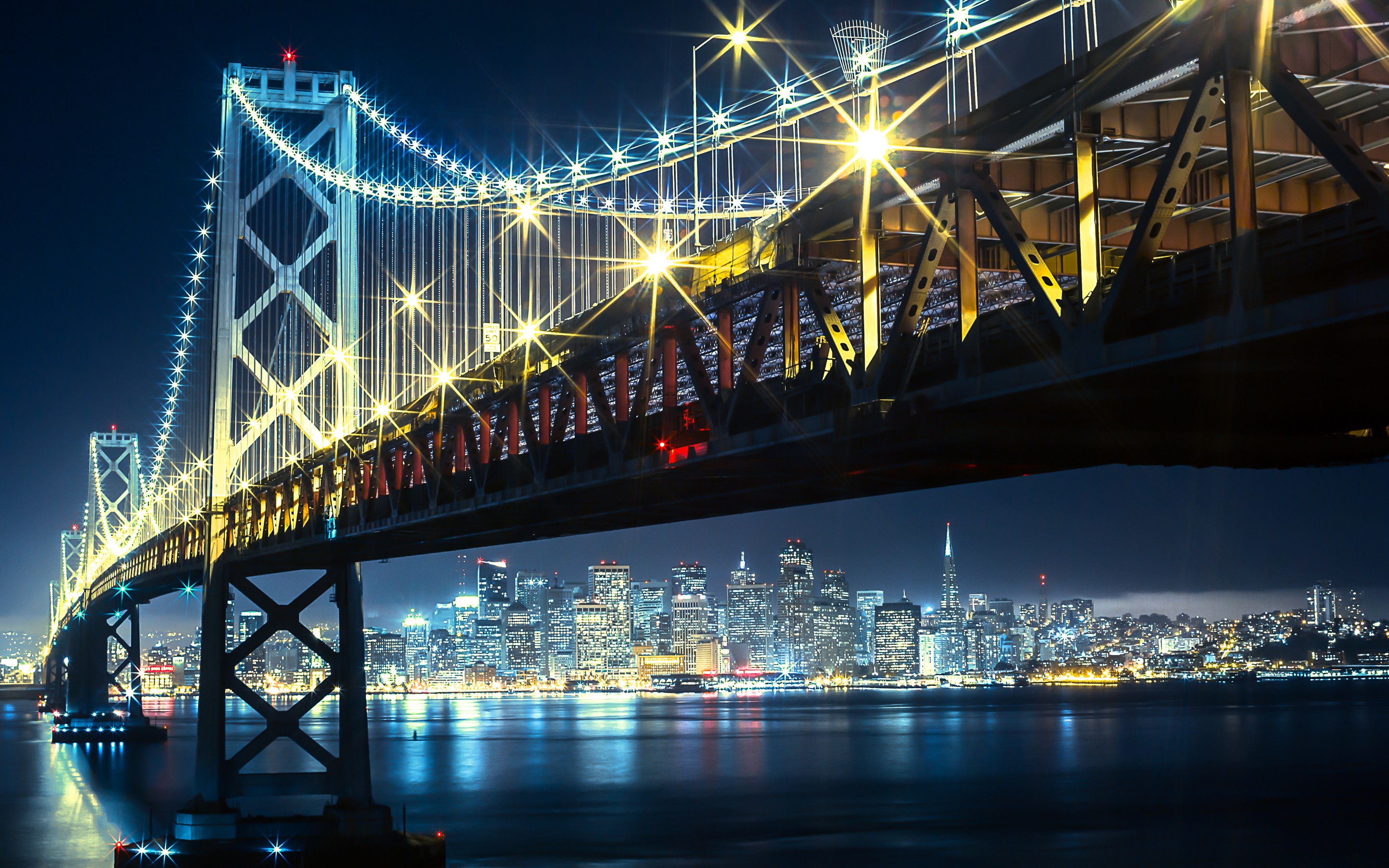 Фотообои Сан Франциско ночной мост