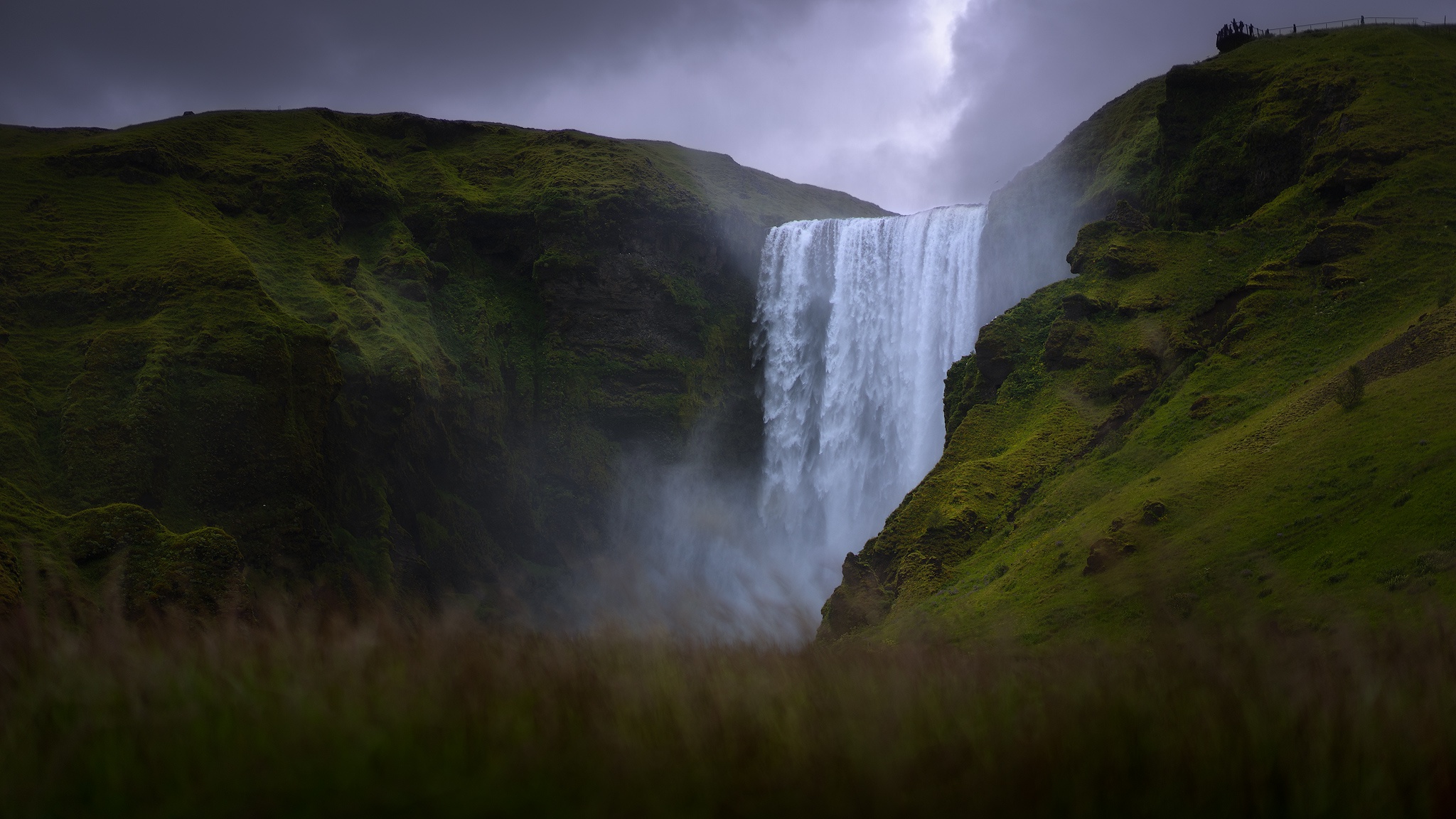 492476壁紙のダウンロード地球, スコゥガフォス, アイスランド, 自然, 滝-スクリーンセーバーと写真を無料で